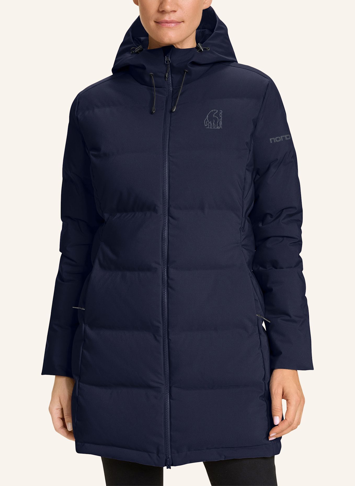 NORDISK Donsmantel AUKEA: BLAUW