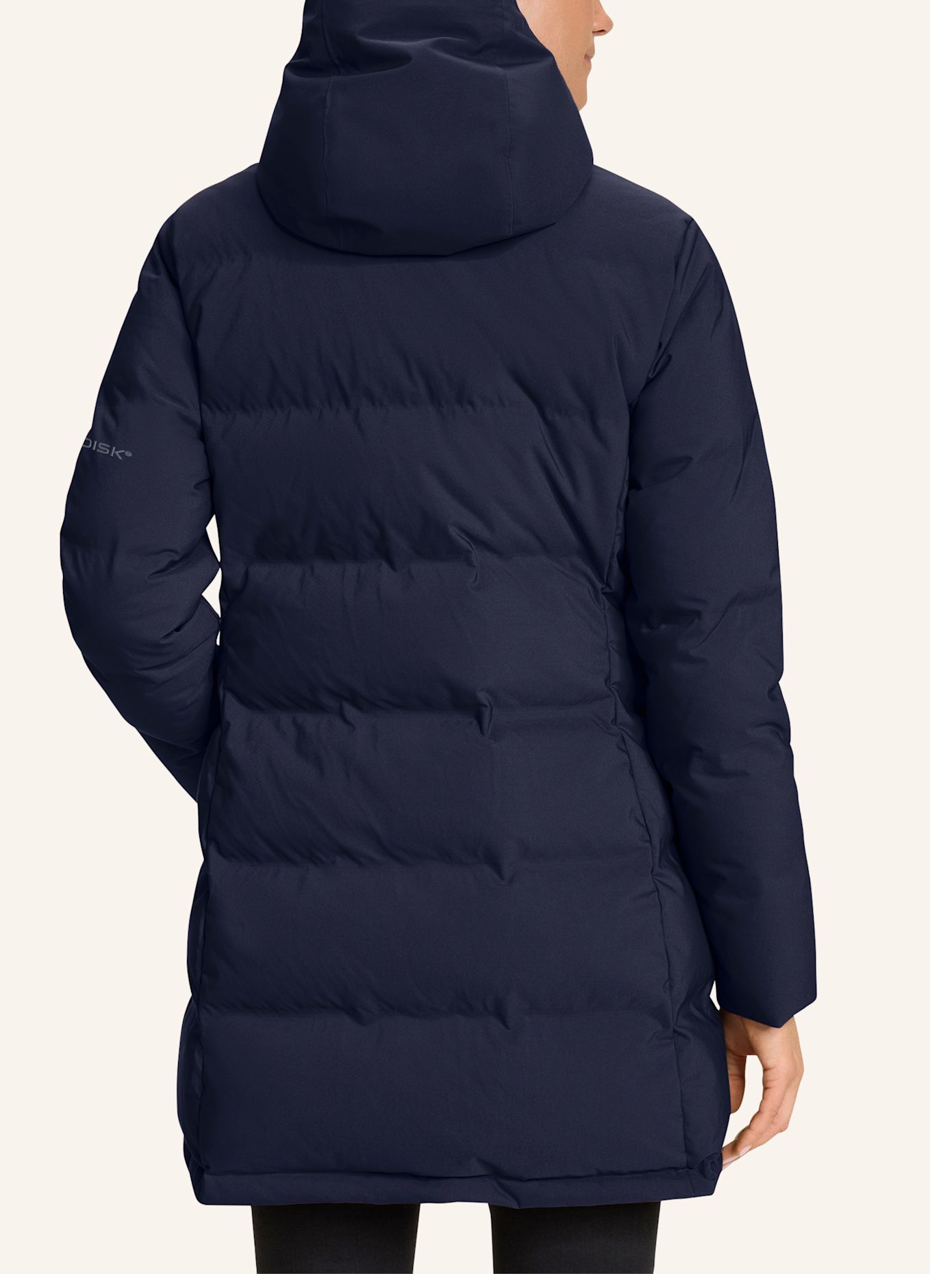 NORDISK Donsmantel AUKEA: BLAUW