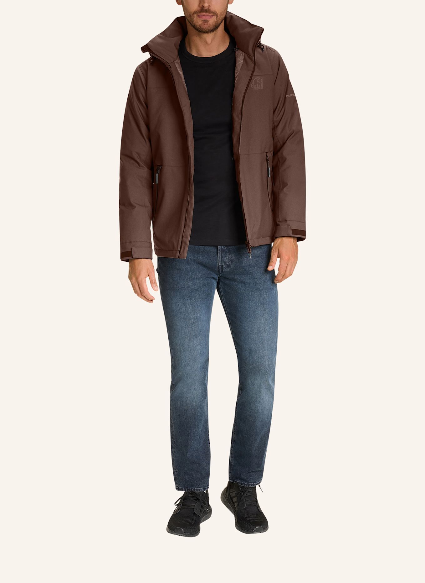 NORDISK Daunenjacke MARTON: DUNKELROT