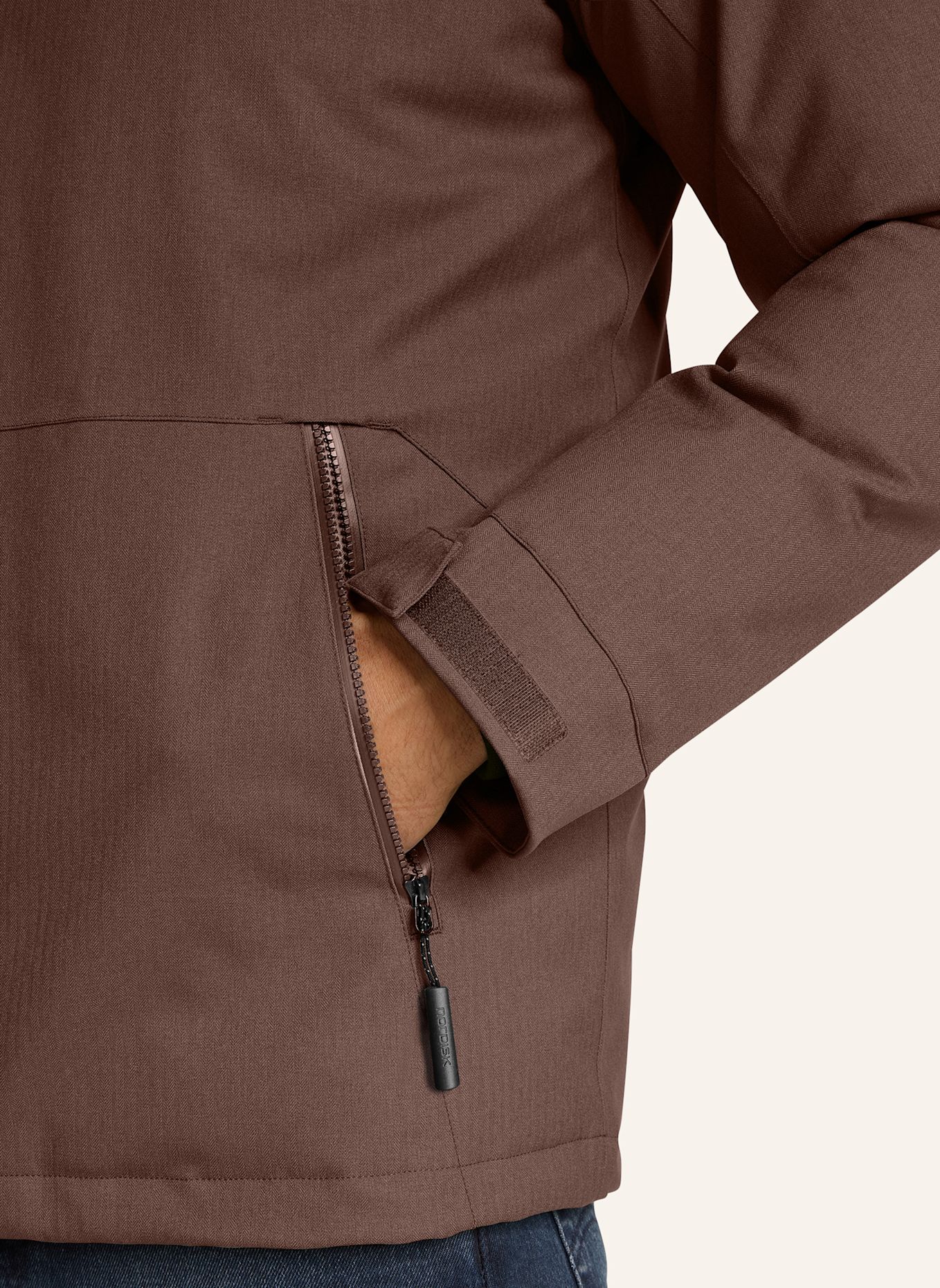 NORDISK Daunenjacke MARTON: DUNKELROT