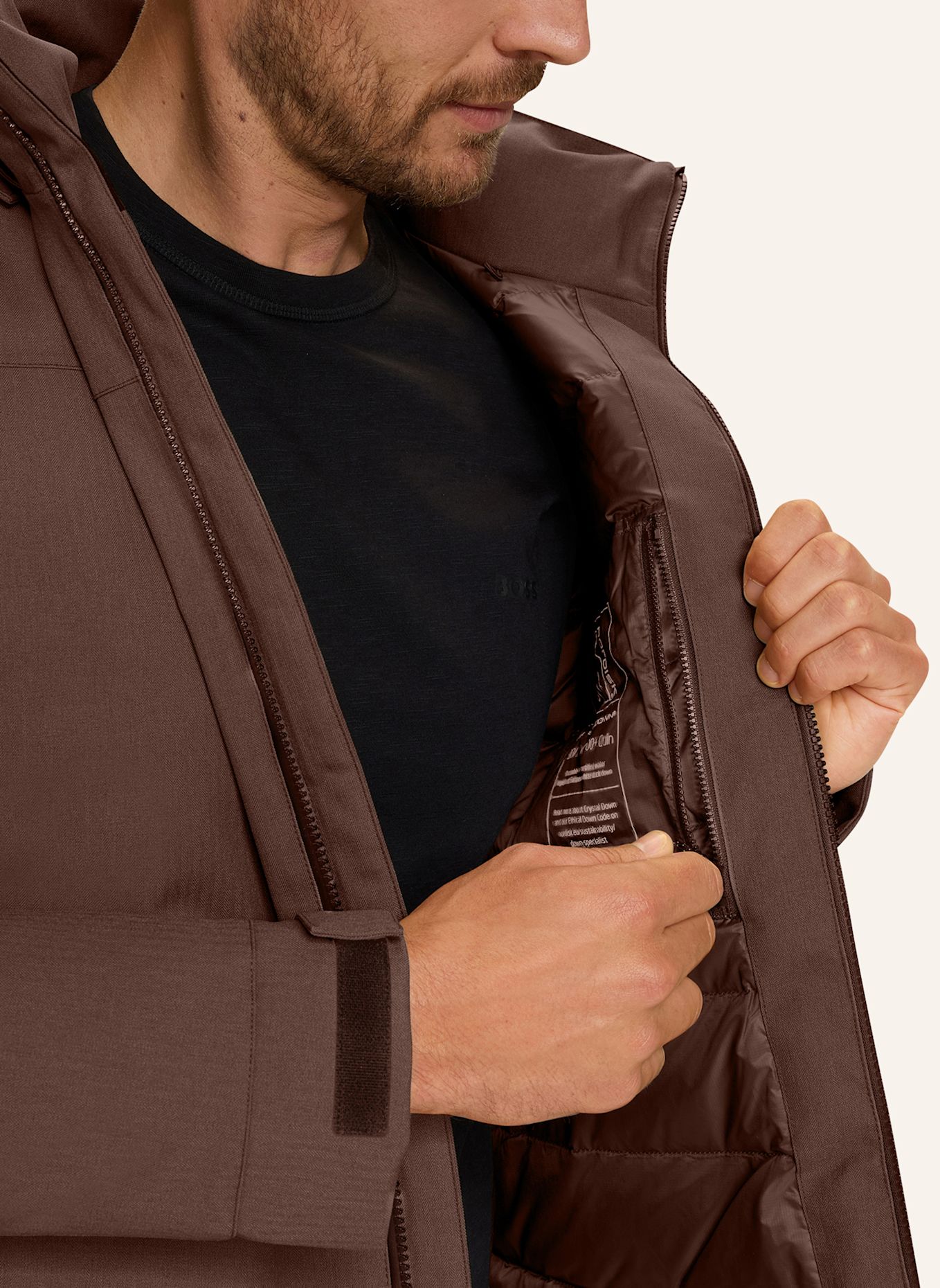 NORDISK Daunenjacke MARTON: DUNKELROT