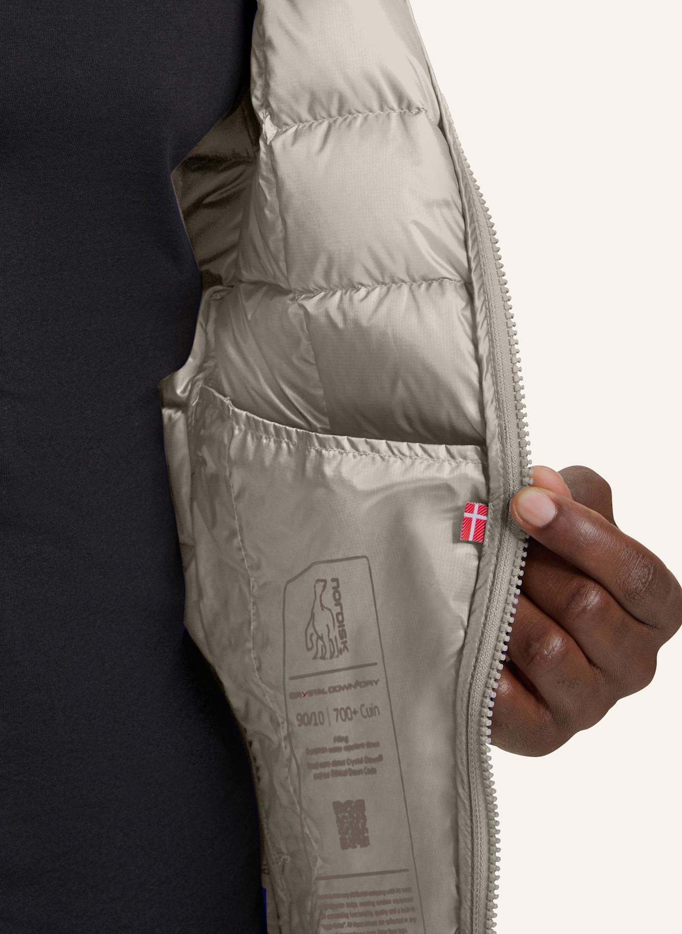 NORDISK ESKE Down Jacket: KHAKI