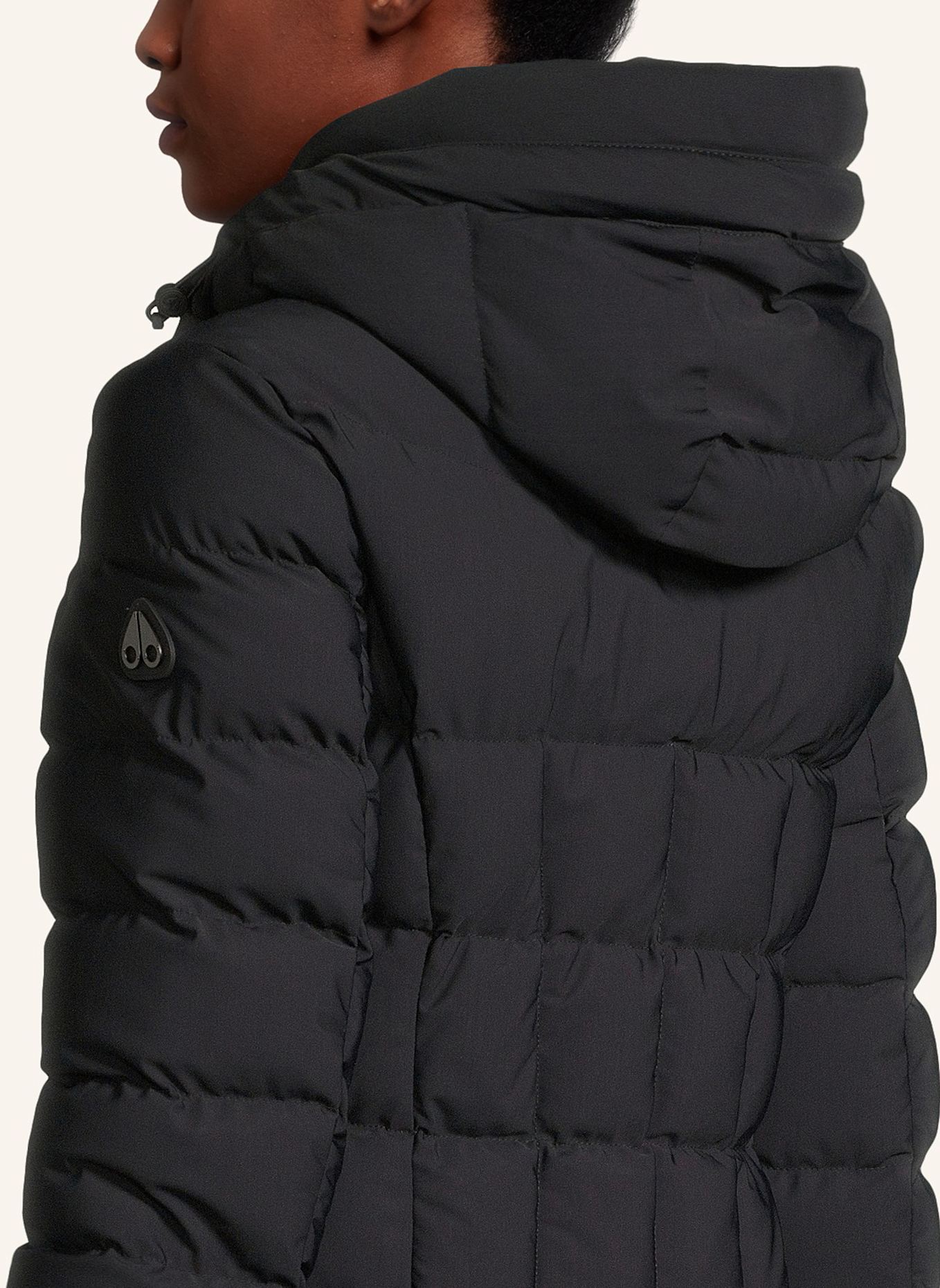 MOOSE KNUCKLES Daunenjacke BETTA: SCHWARZ