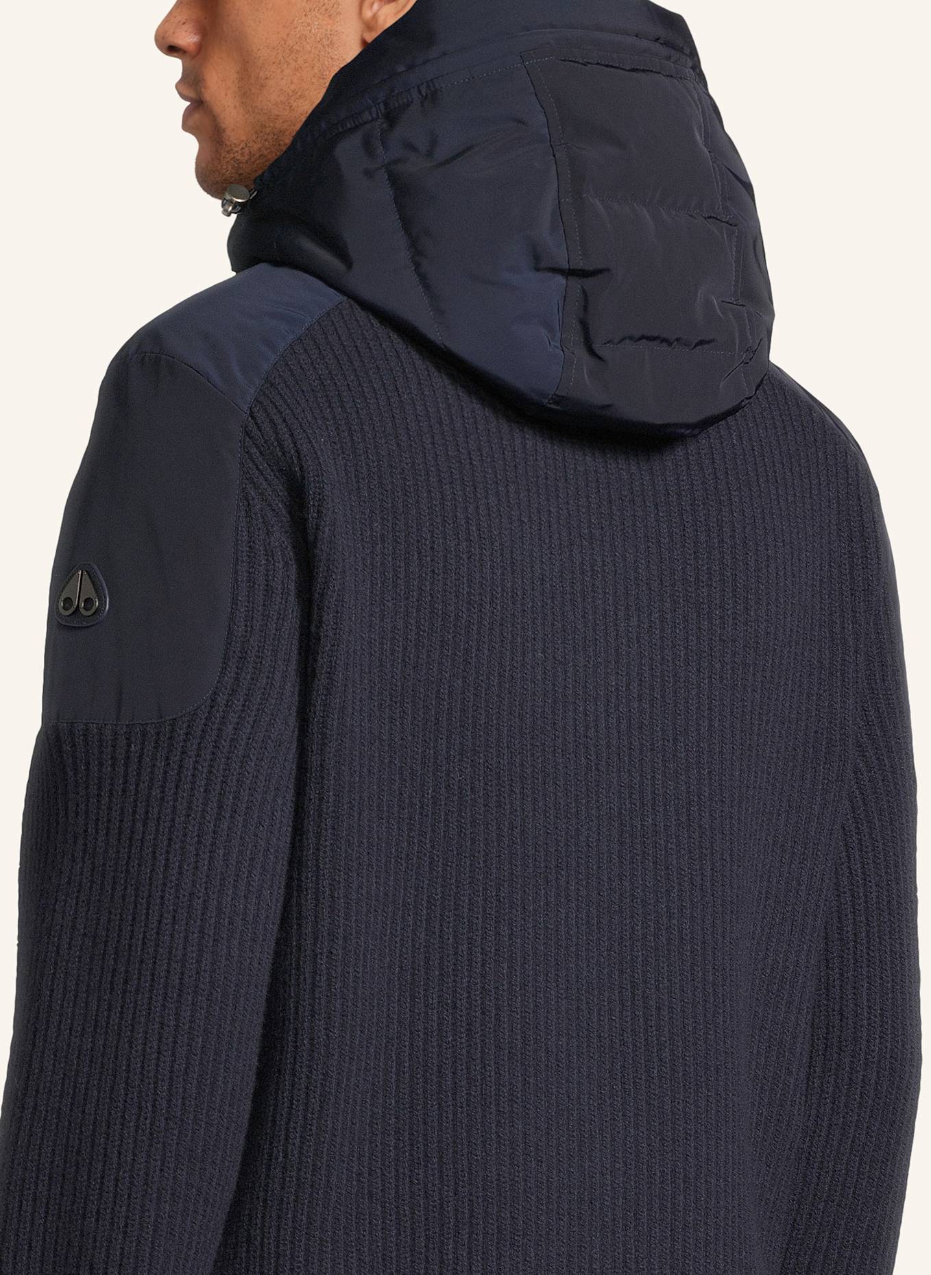 MOOSE KNUCKLES Daunenjacke GLENVALE im Materialmix: DUNKELBLAU