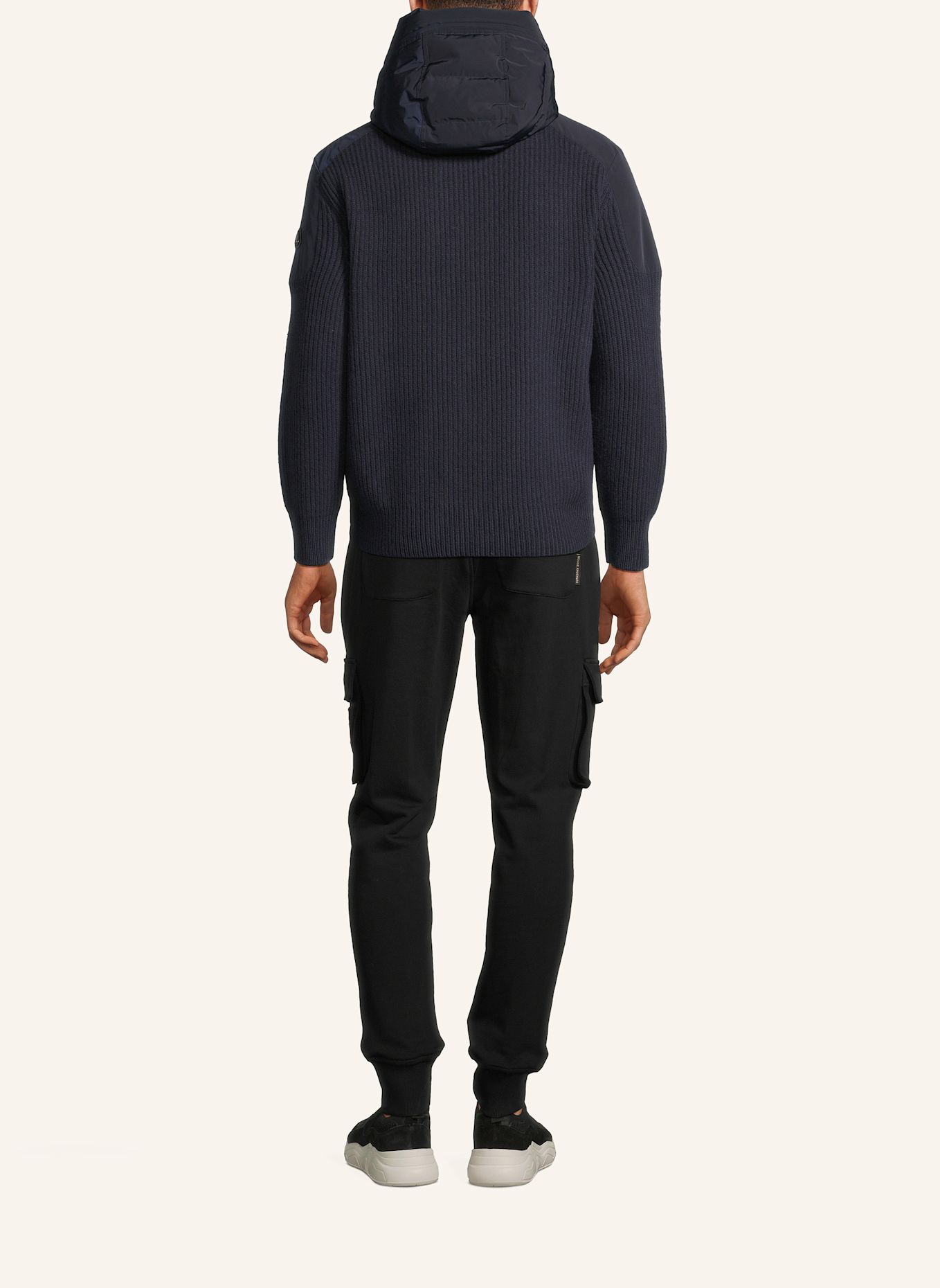 MOOSE KNUCKLES Daunenjacke GLENVALE im Materialmix: DUNKELBLAU