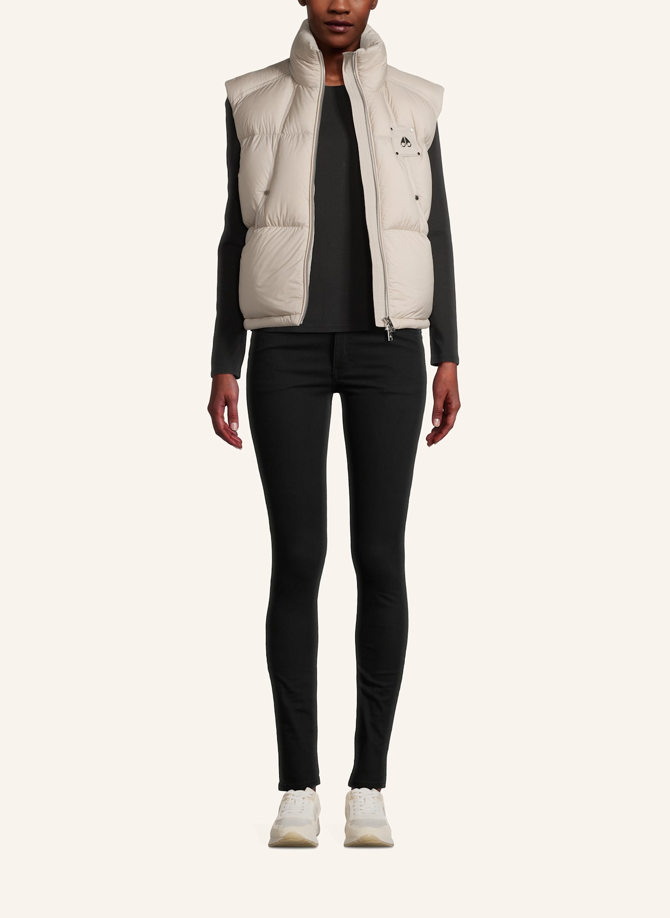 MOOSE KNUCKLES Daunenweste AKAI: CREME