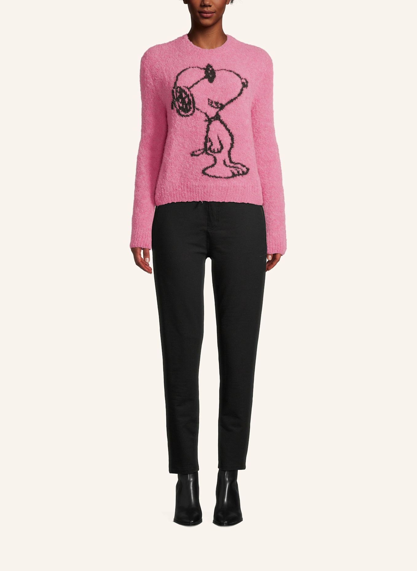 FrogBox Pullover mit Alpaka: PINK