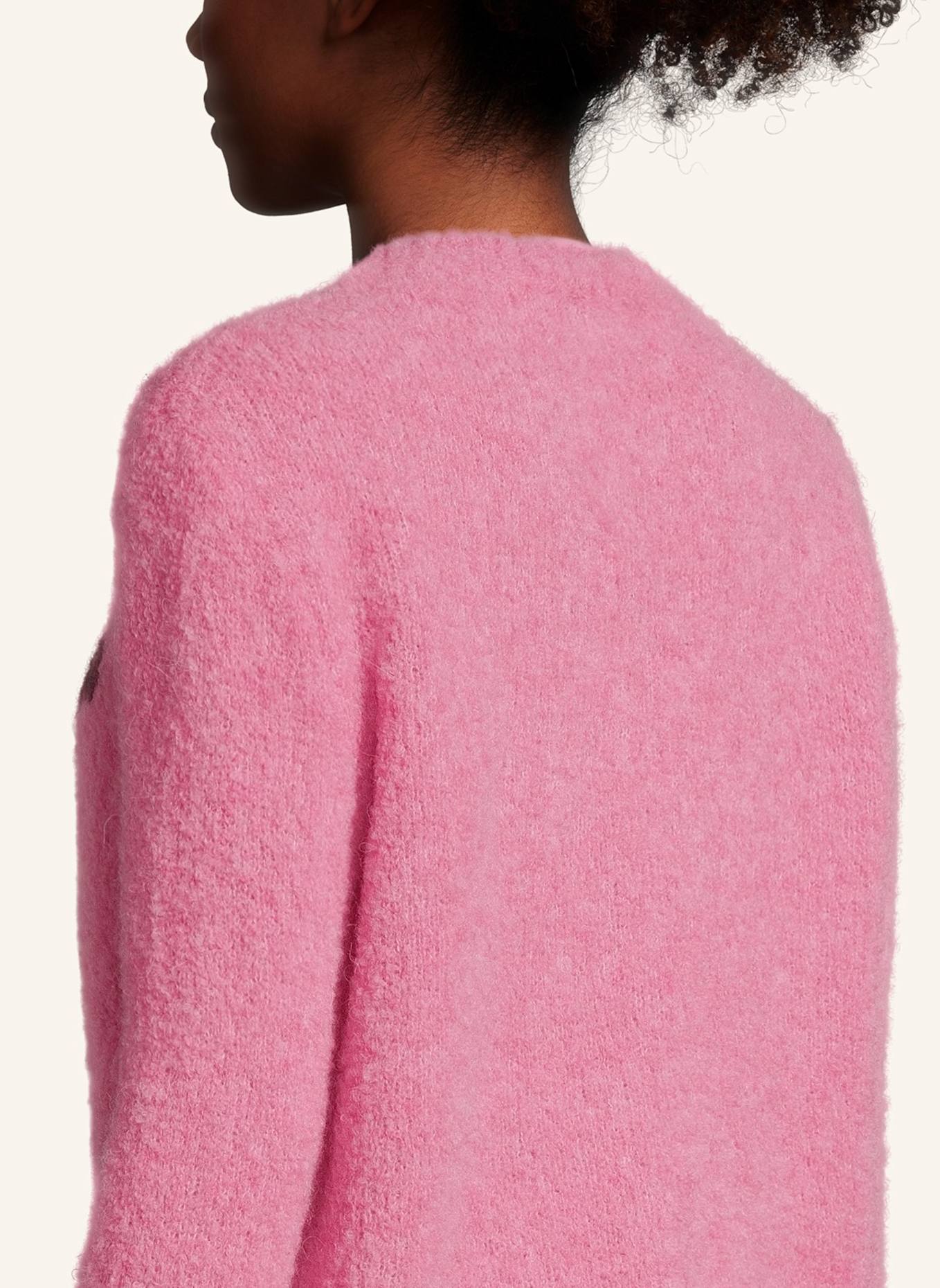 FrogBox Pullover mit Alpaka: PINK