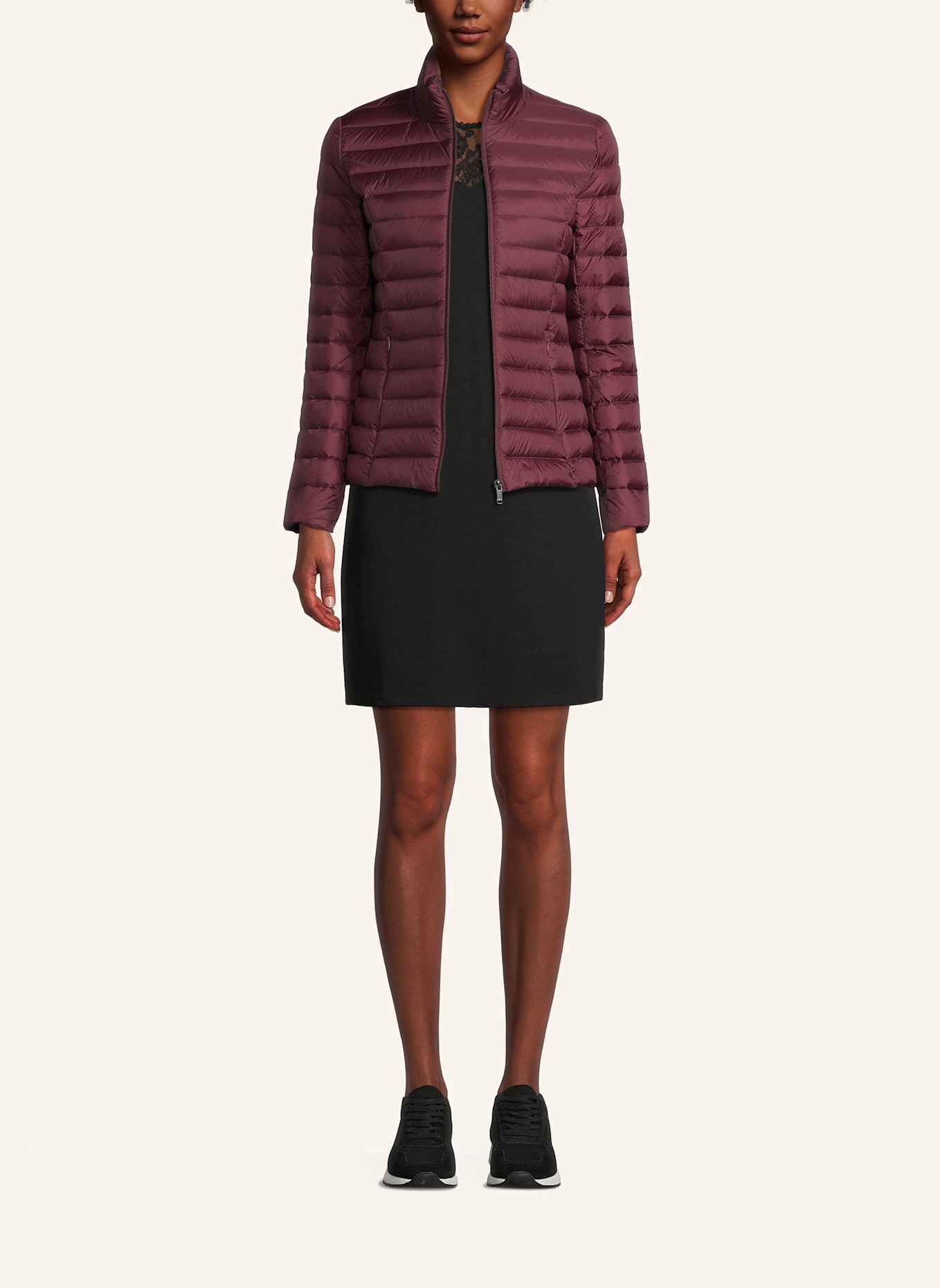 JOTT Lightweight-Daunenjacke CHA: DUNKELLILA