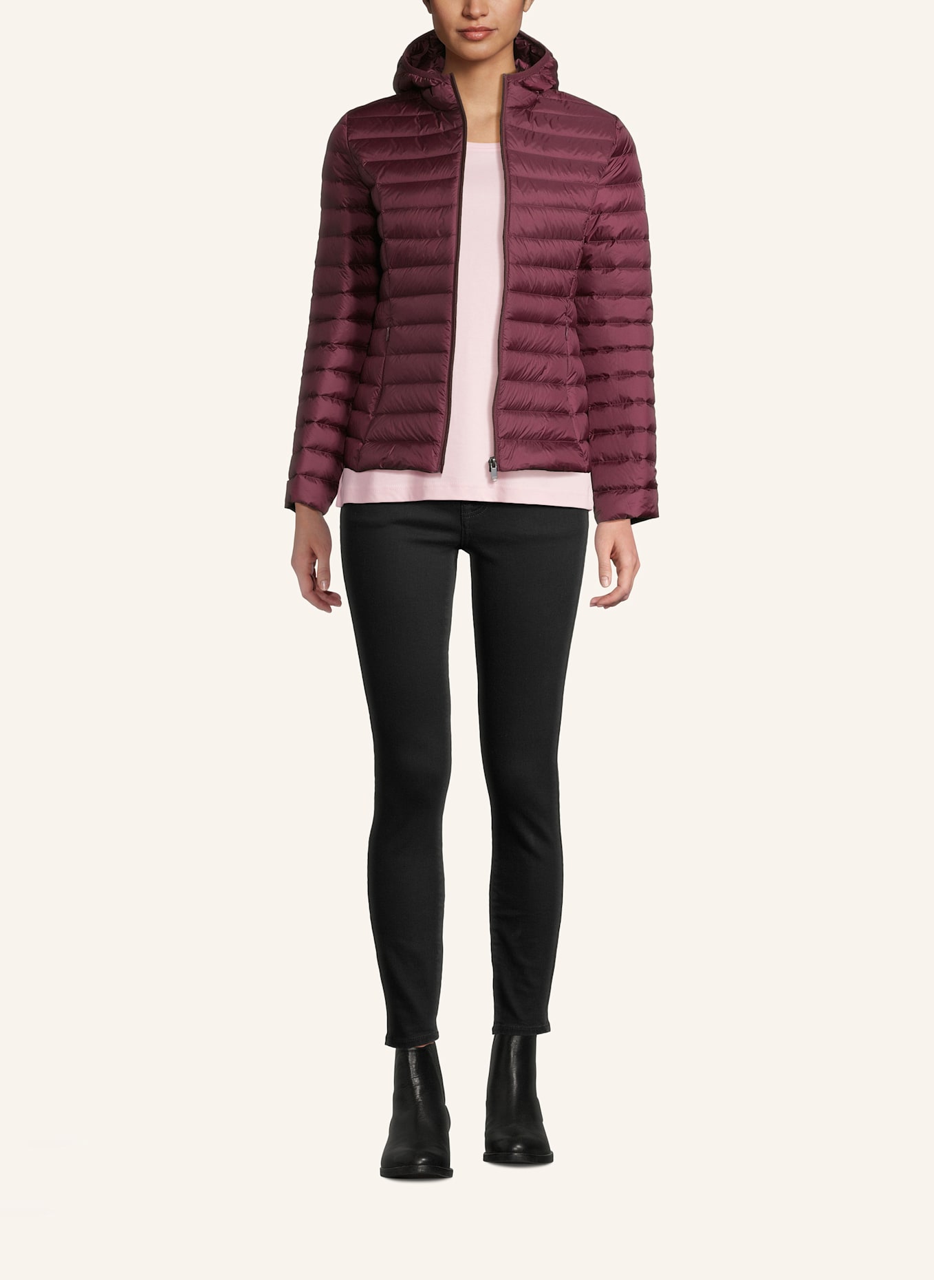 JOTT Lightweight-Daunenjacke CLOE: DUNKELLILA