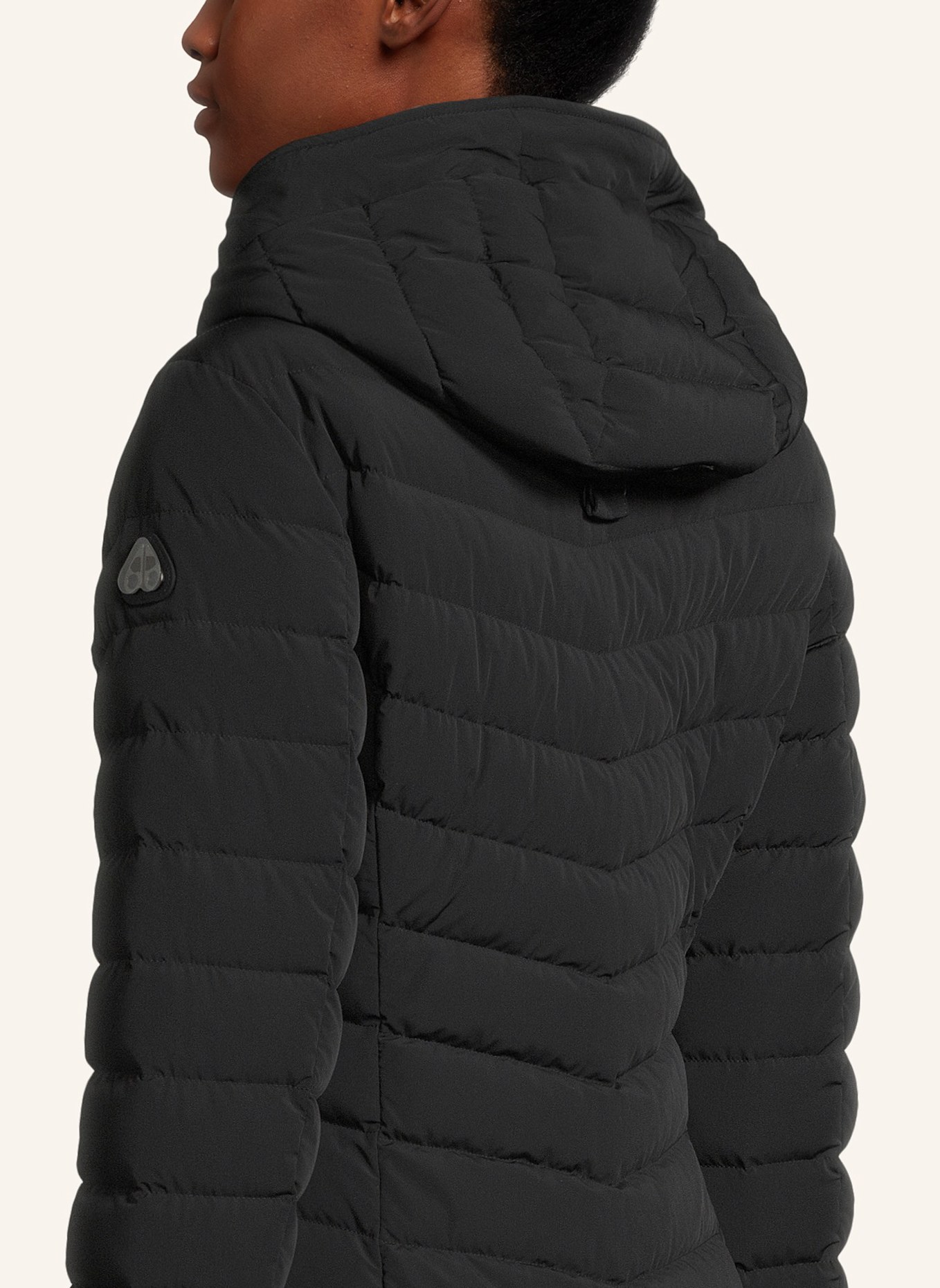 MOOSE KNUCKLES Daunenparka ANDESITE: SCHWARZ