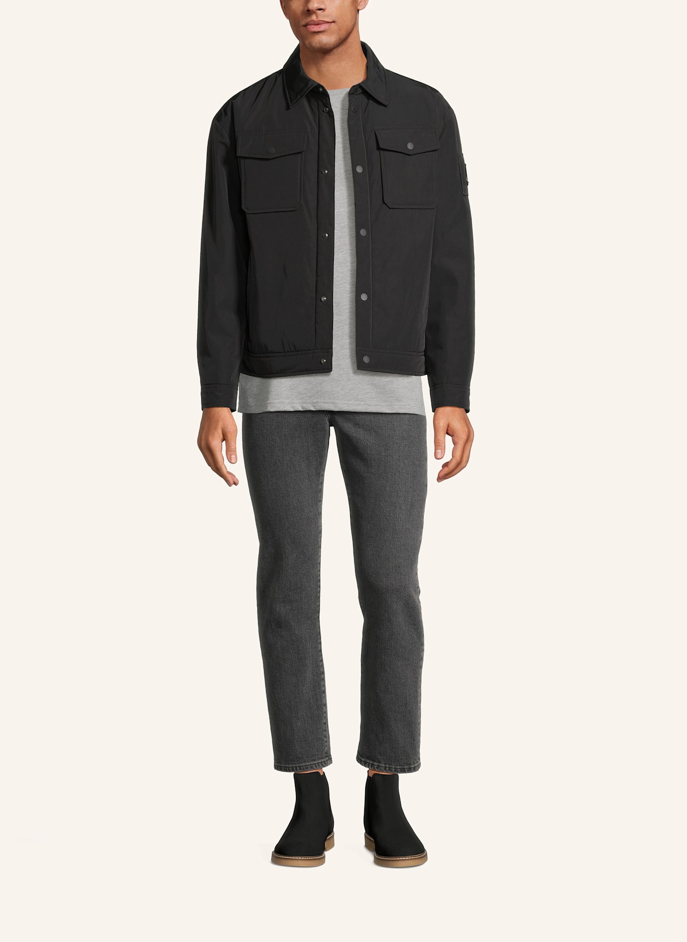 MOOSE KNUCKLES Overjacket JACQUE BUNNY: SCHWARZ