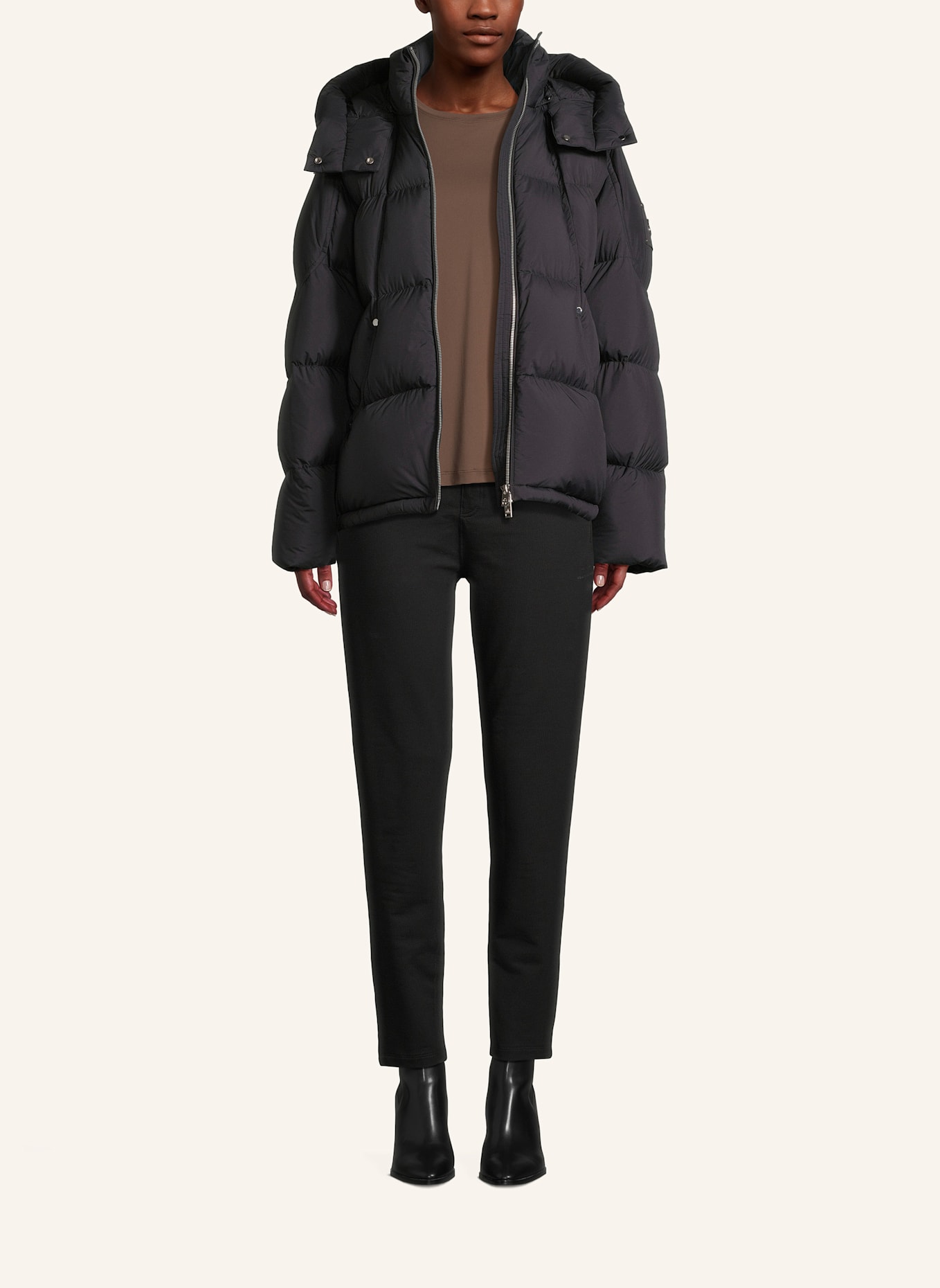 MOOSE KNUCKLES Daunenjacke AKAI 3Q: SCHWARZ