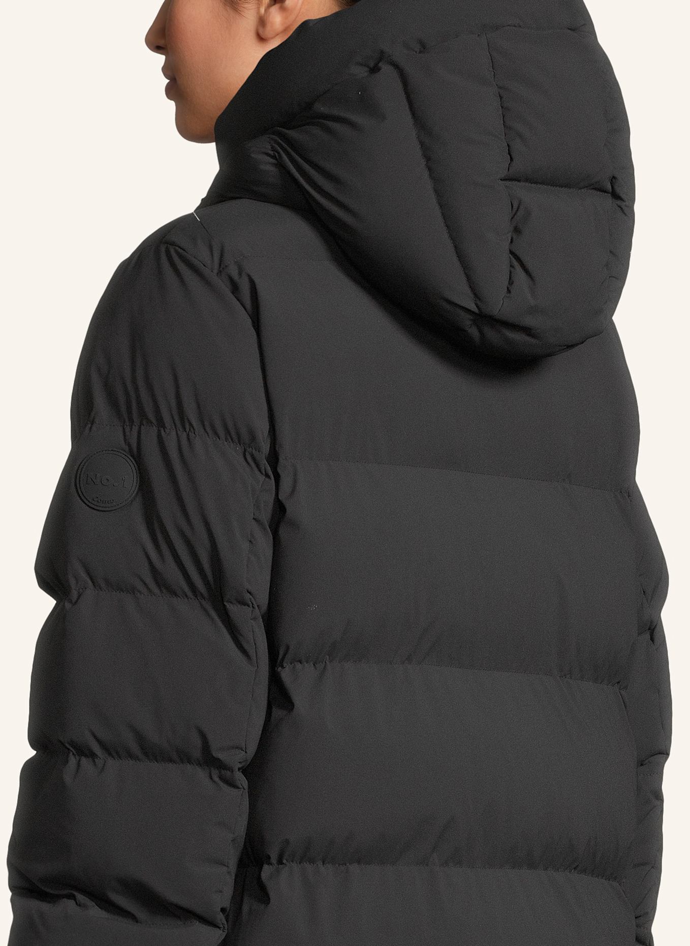 No.1 Como Steppmantel LUZIE: SCHWARZ