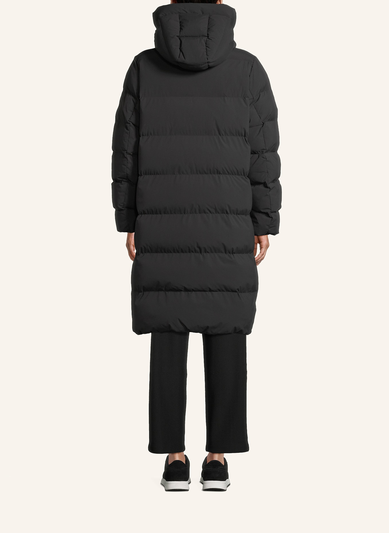 No.1 Como Steppmantel LUZIE: SCHWARZ