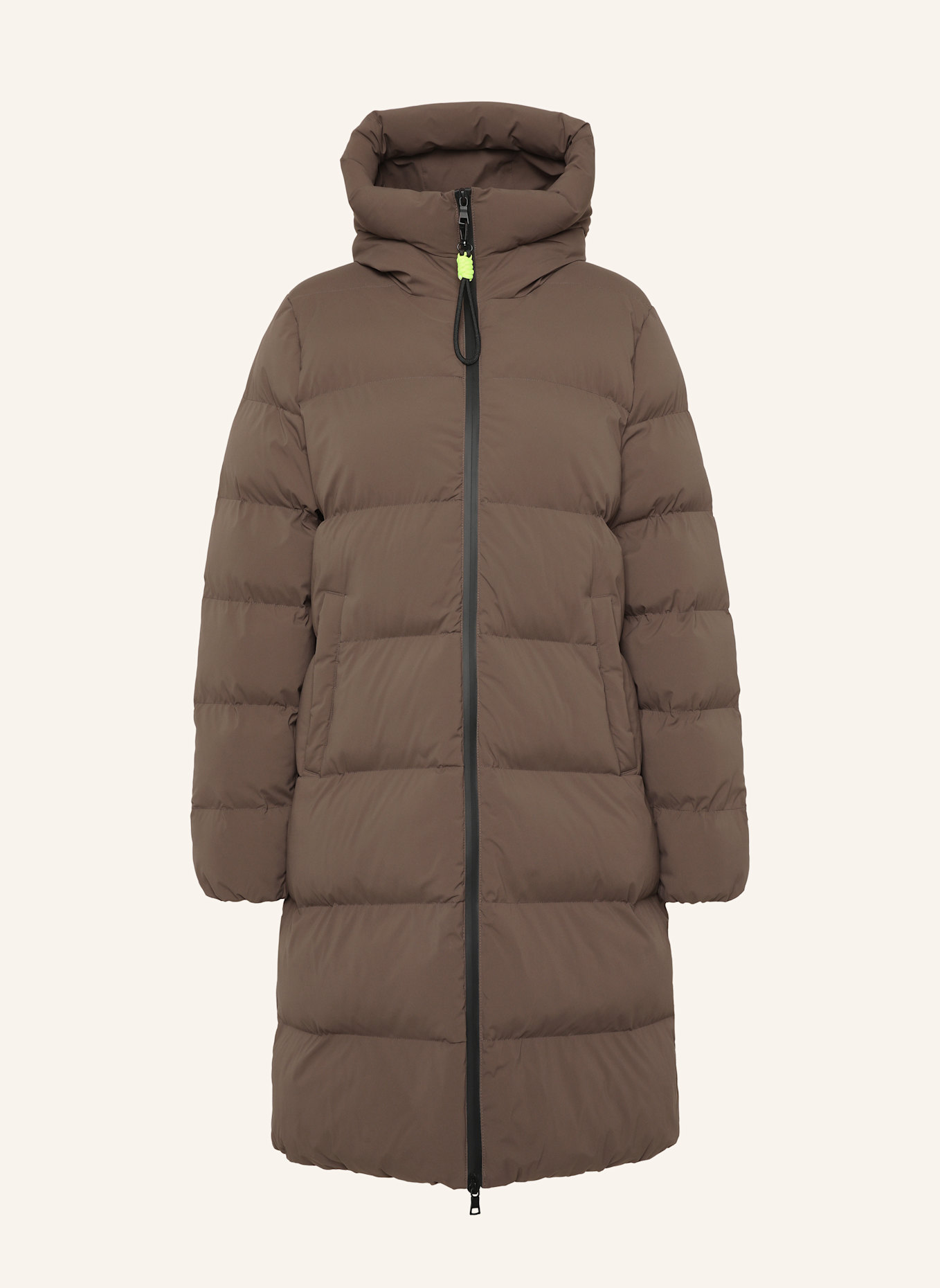 No.1 Como Steppmantel LUZIE: TAUPE