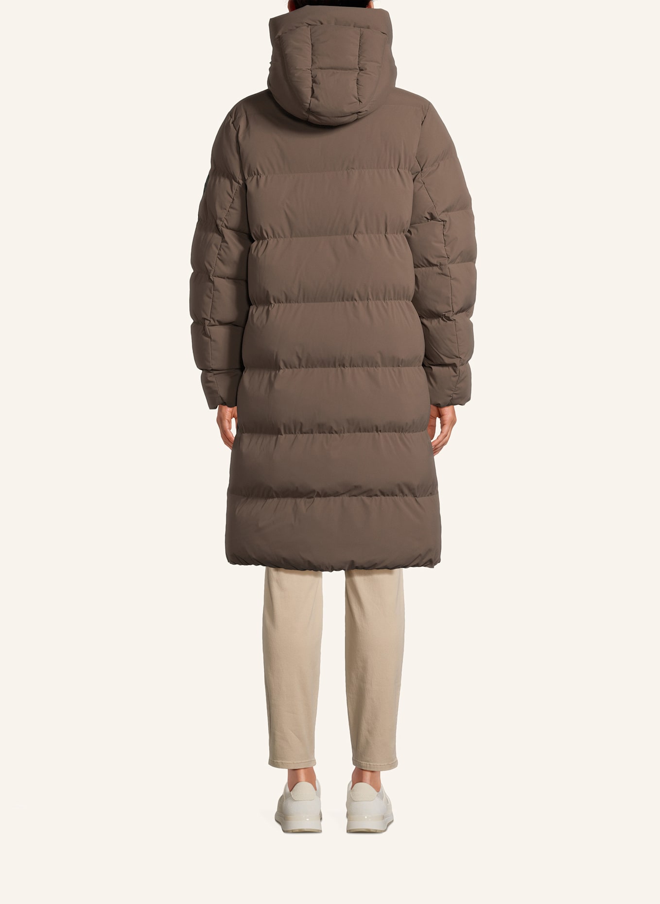 No.1 Como Steppmantel LUZIE: TAUPE