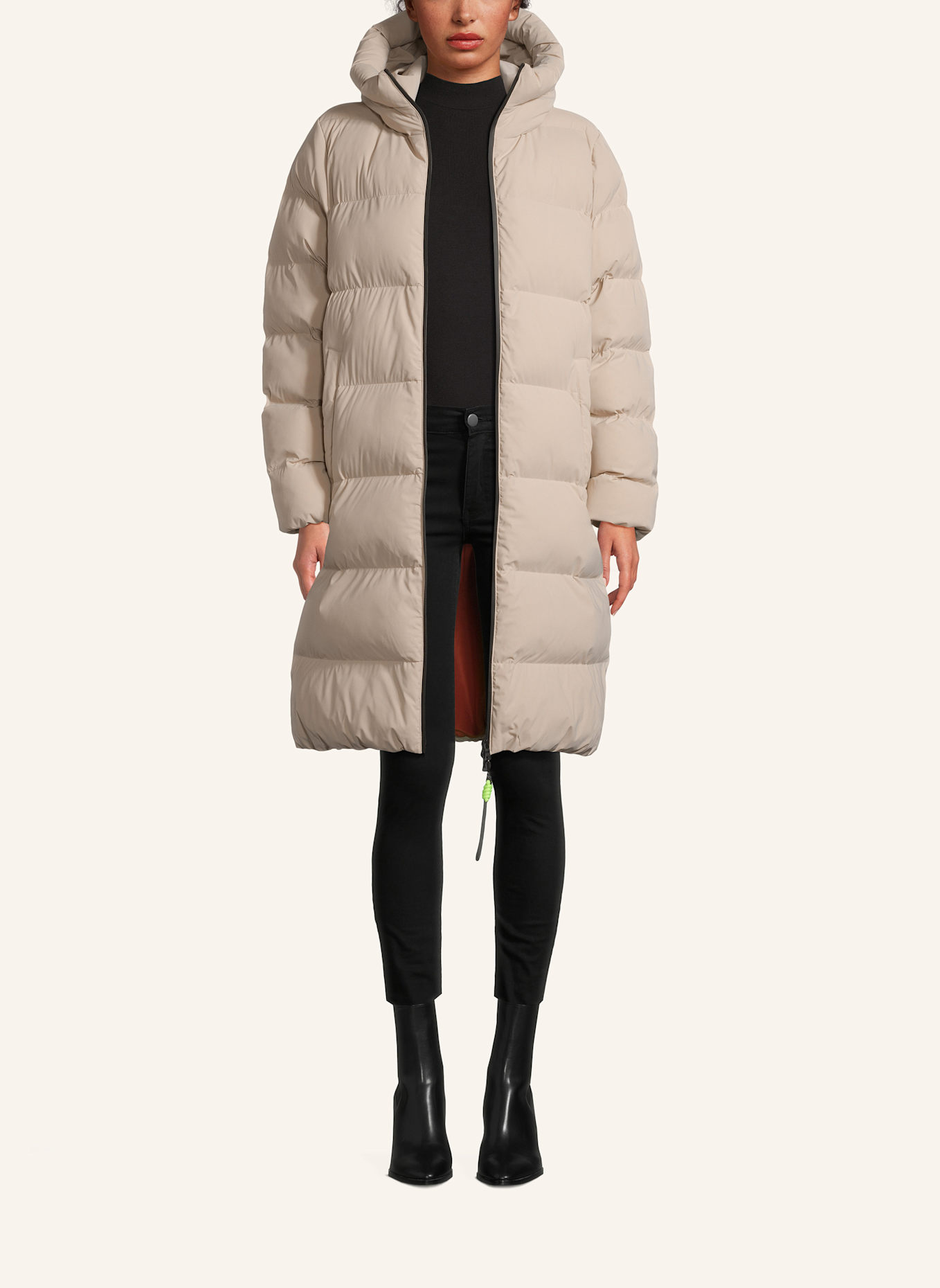 No.1 Como Steppmantel LUZIE: CREME