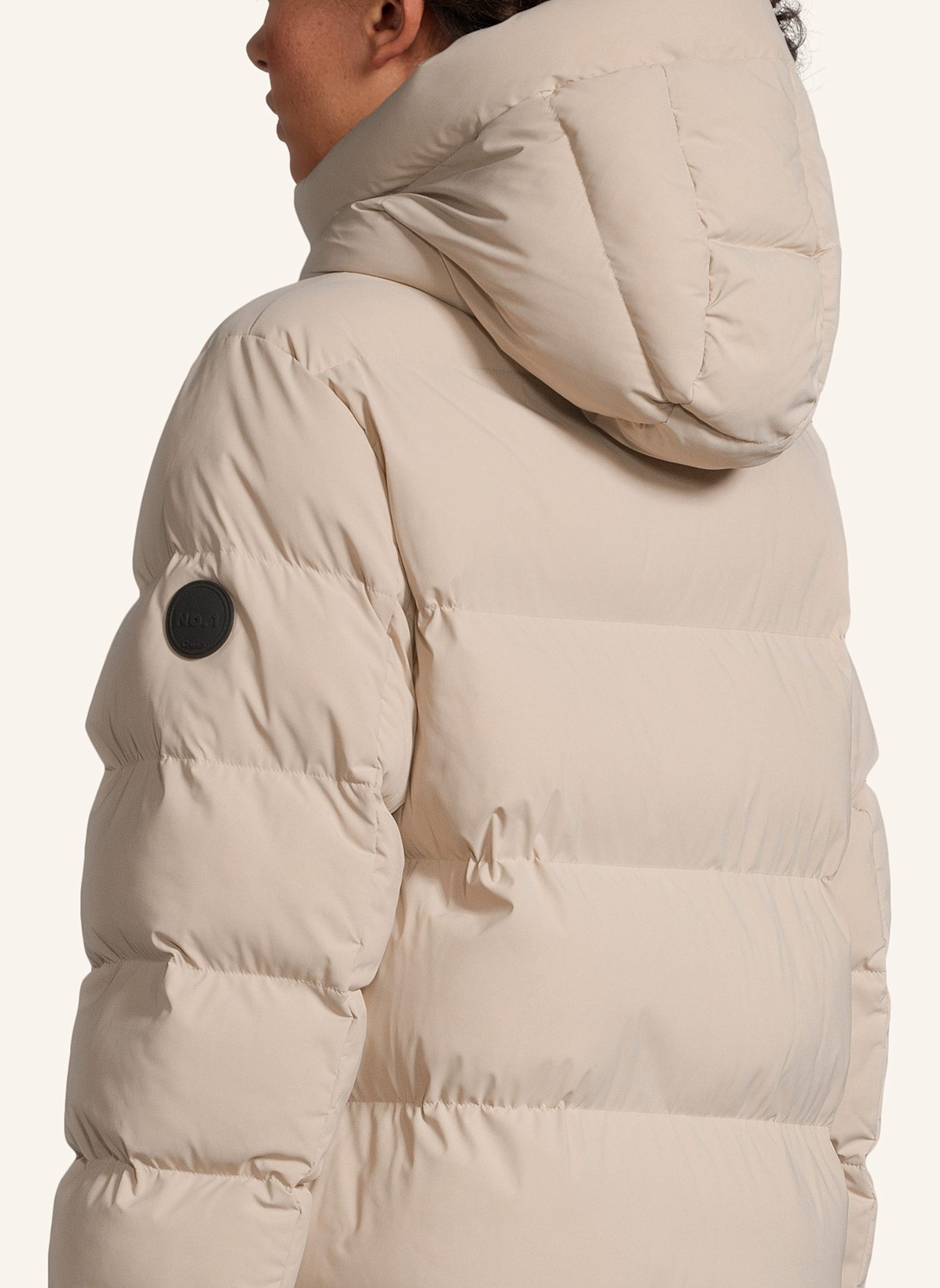 No.1 Como Steppmantel LUZIE: CREME