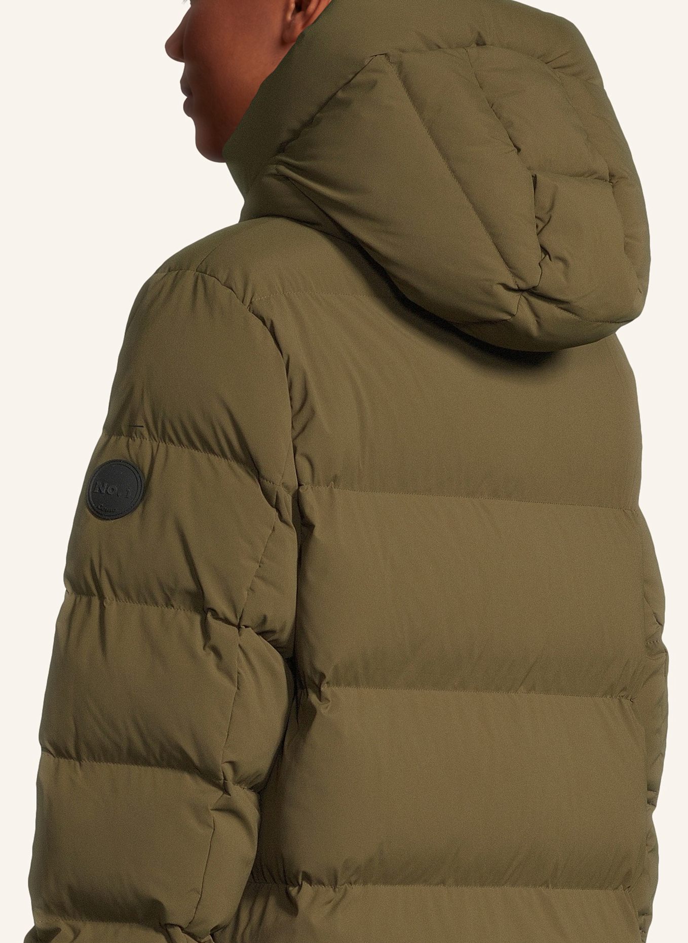 No.1 Como Steppmantel LUZIE: DUNKELGRÜN