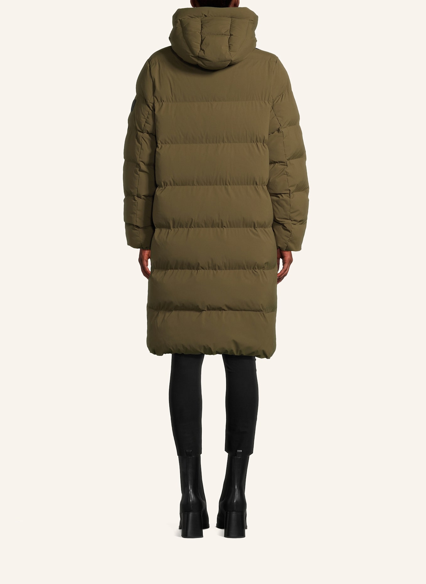 No.1 Como Steppmantel LUZIE: DUNKELGRÜN