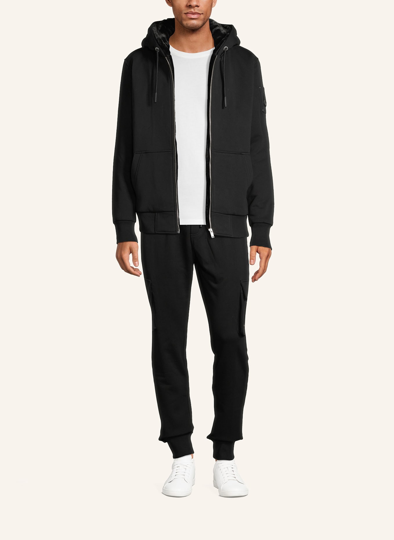 MOOSE KNUCKLES Sweatjacke CLASSIC BUNNY: SCHWARZ