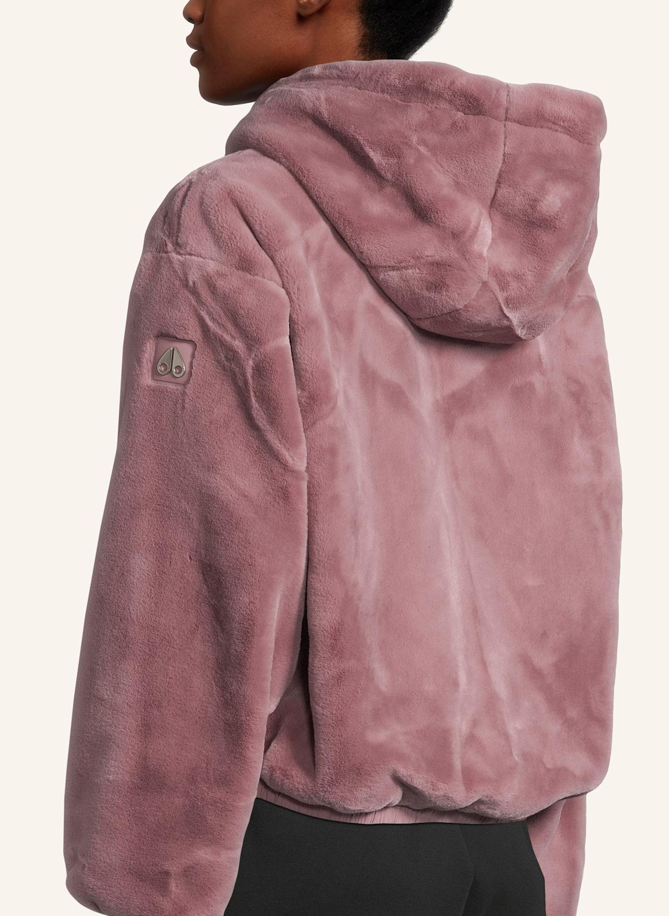 MOOSE KNUCKLES Sweatjacke EATON BUNNY zum Wenden: ROSA