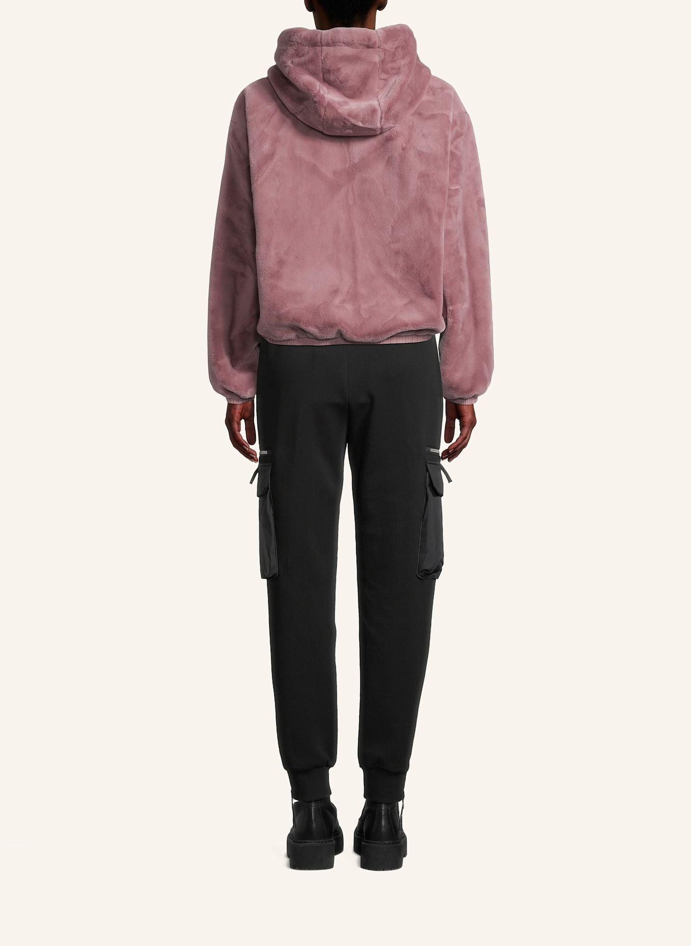 MOOSE KNUCKLES Sweatjacke EATON BUNNY zum Wenden: ROSA