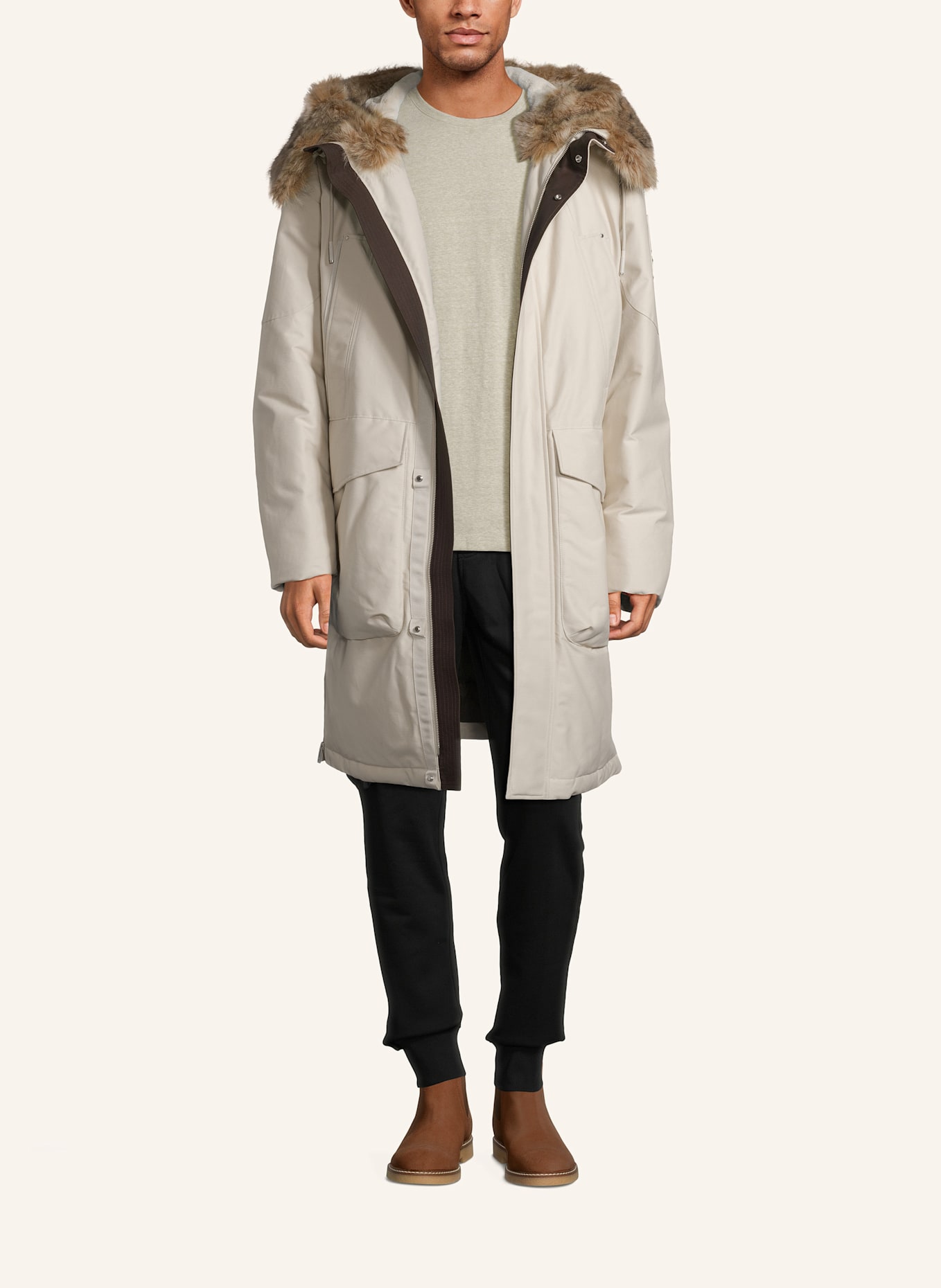 MOOSE KNUCKLES Daunenparka DAWSON: CREME