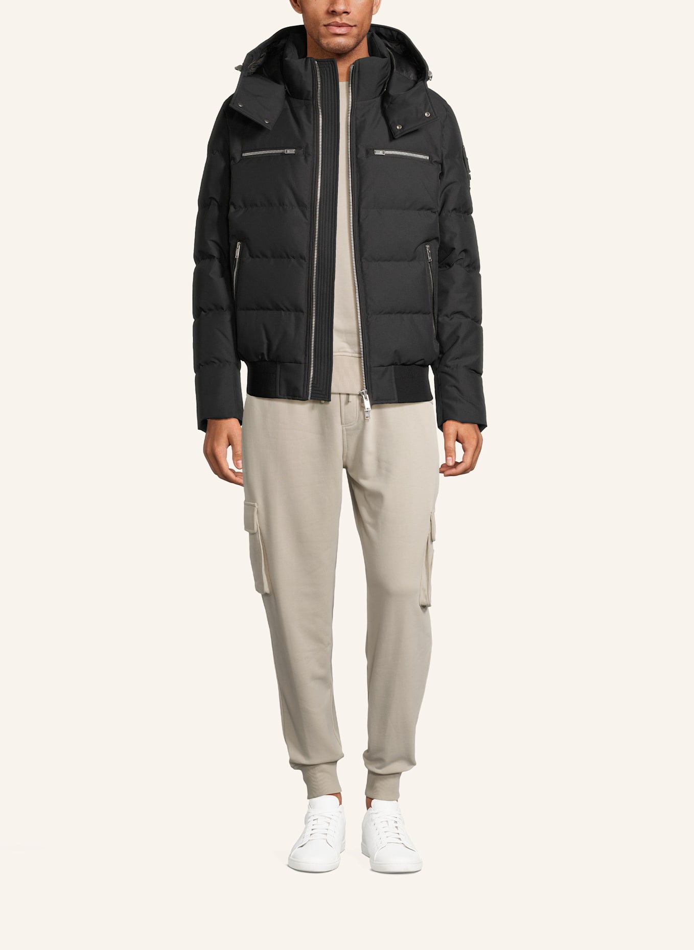 MOOSE KNUCKLES Daunenjacke CLOUD: SCHWARZ