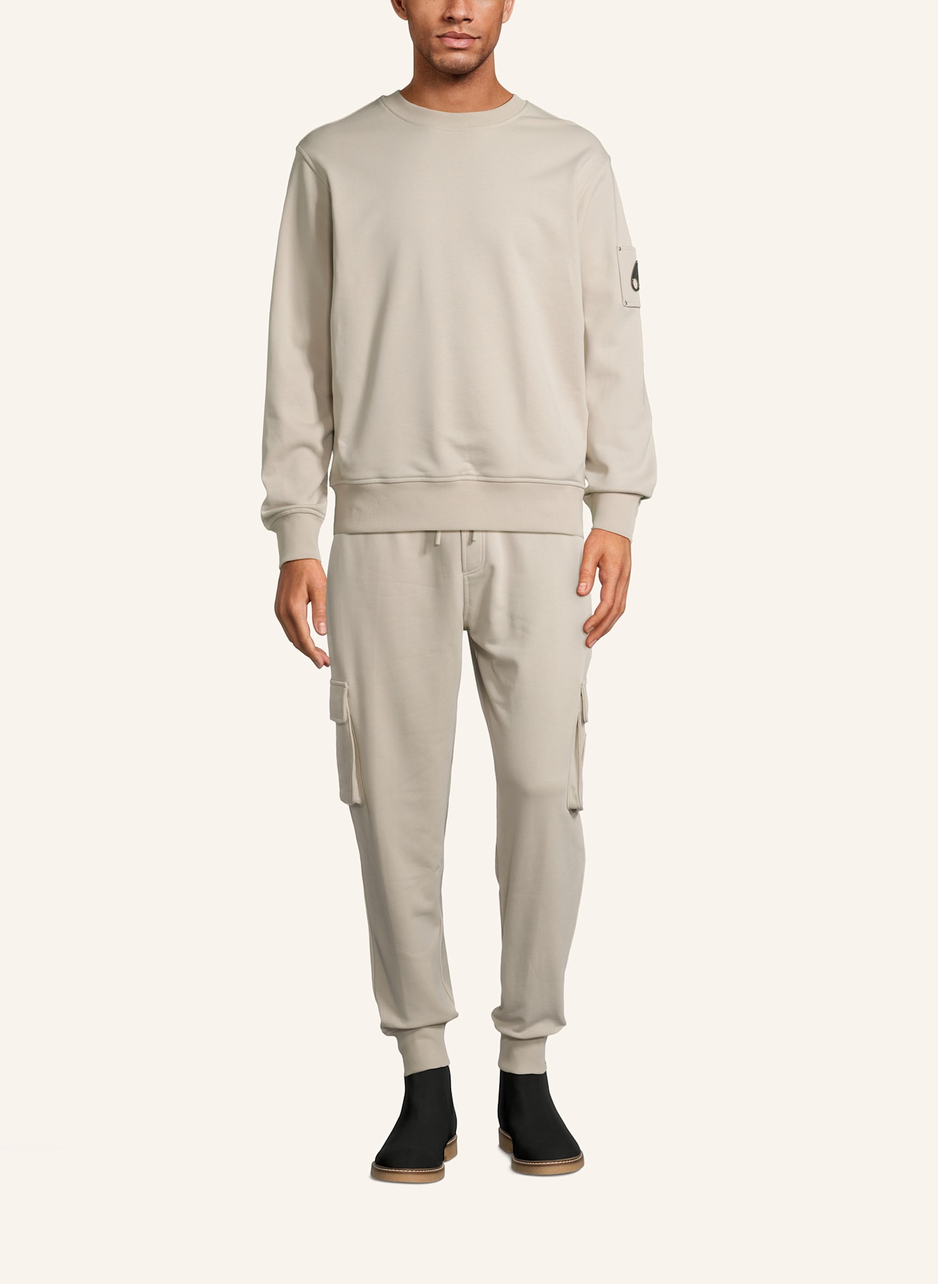 MOOSE KNUCKLES Pullover HARTSFIELD: CREME