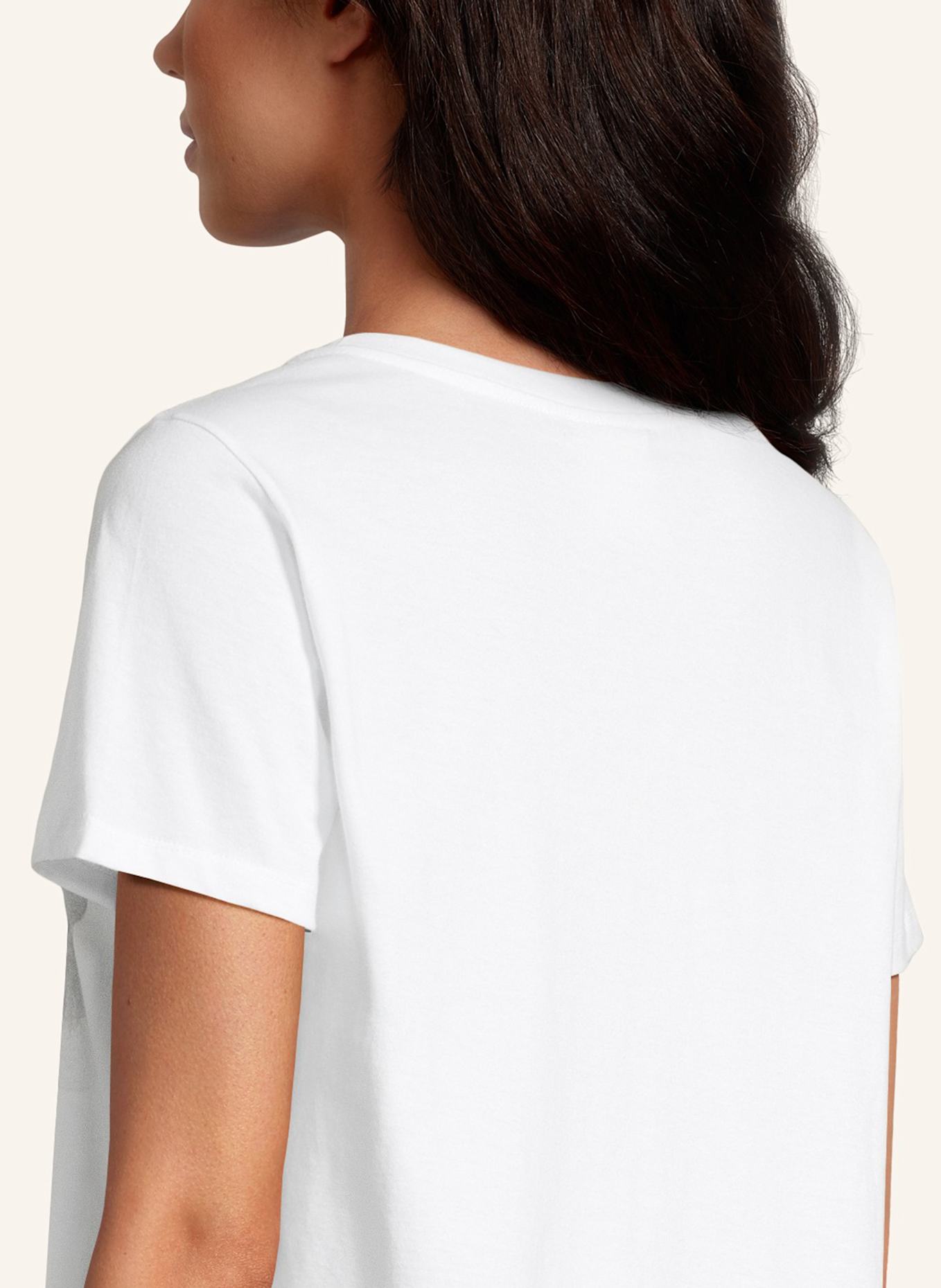 Princess GOES HOLLYWOOD T-Shirt mit Schmucksteinen: WEISS