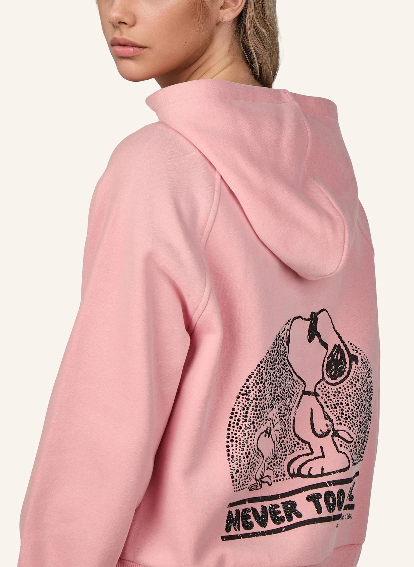 Princess GOES HOLLYWOOD Hoodie mit Schmucksteinen: ROSA