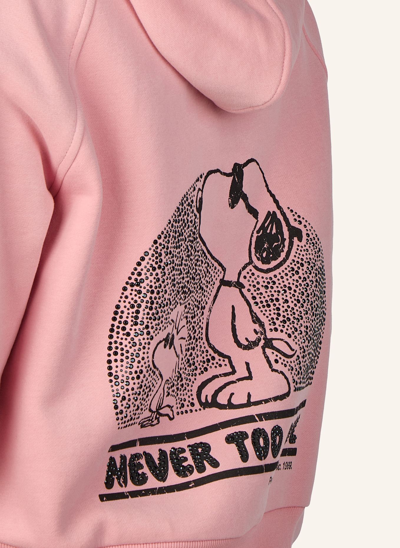 Princess GOES HOLLYWOOD Hoodie mit Schmucksteinen: ROSA