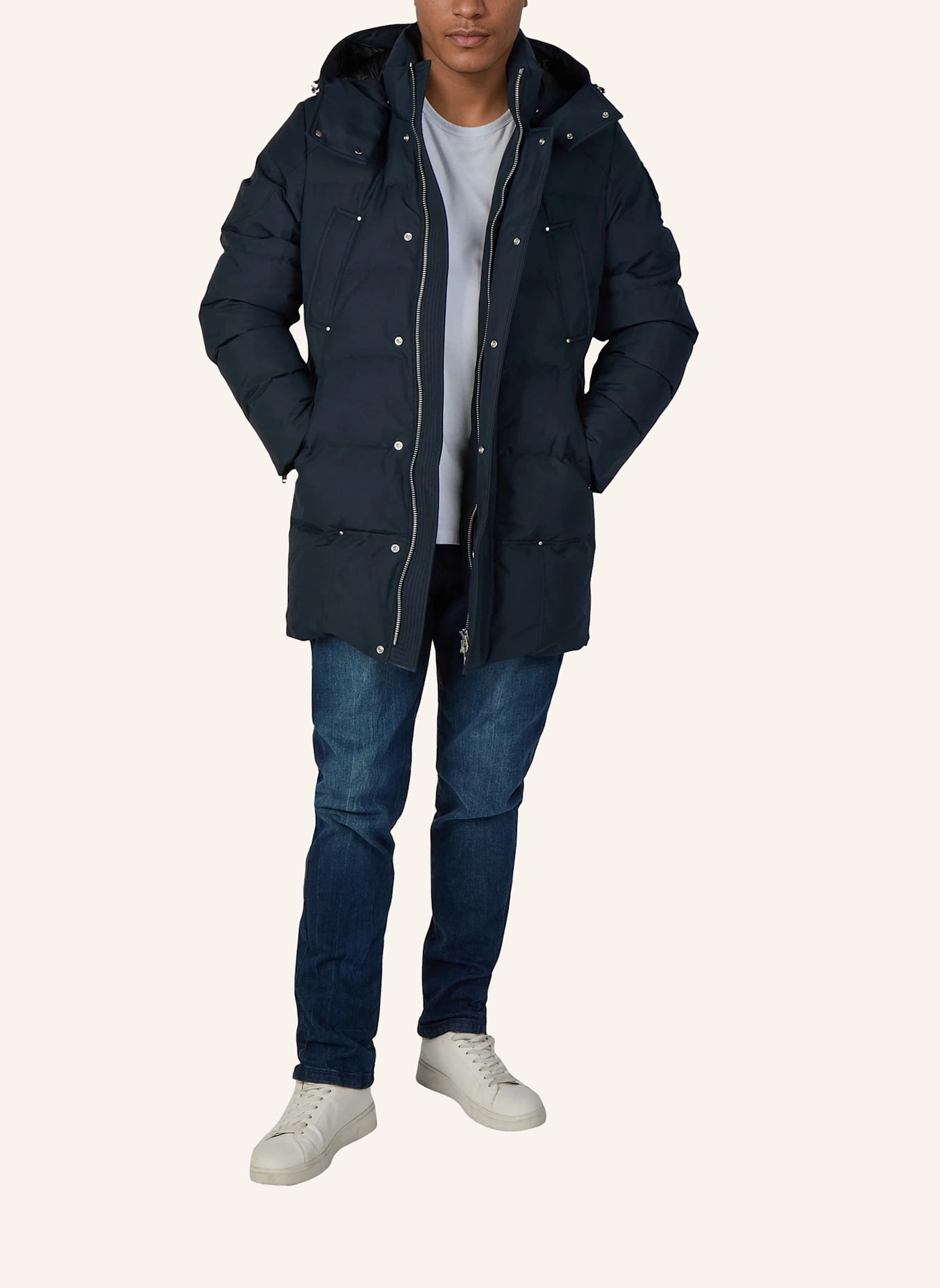 MOOSE KNUCKLES Daunenparka CLOUD: DUNKELBLAU