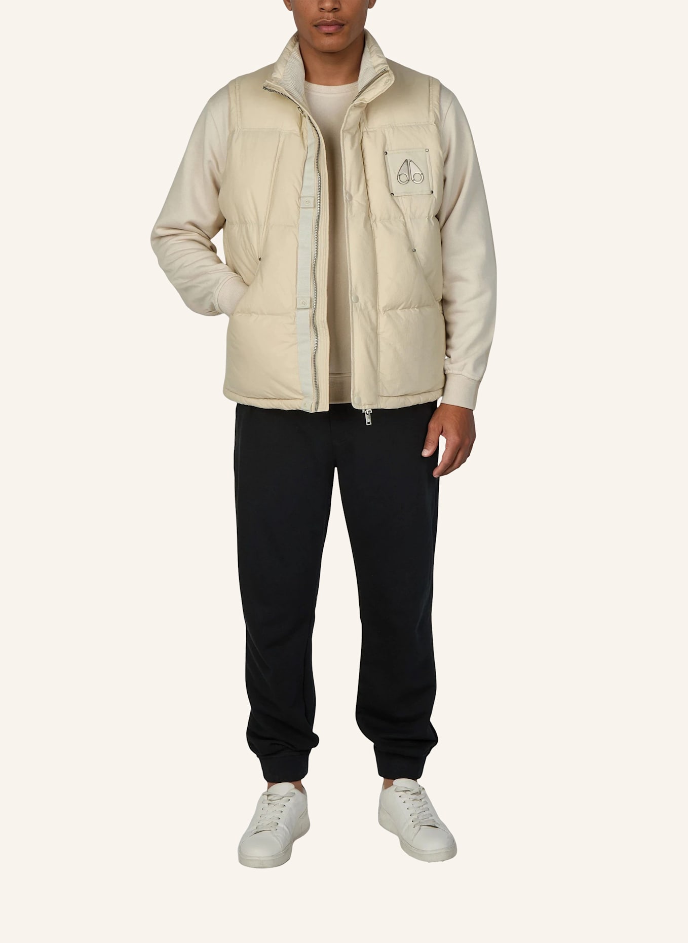 MOOSE KNUCKLES Daunenweste EVEREST: CREME