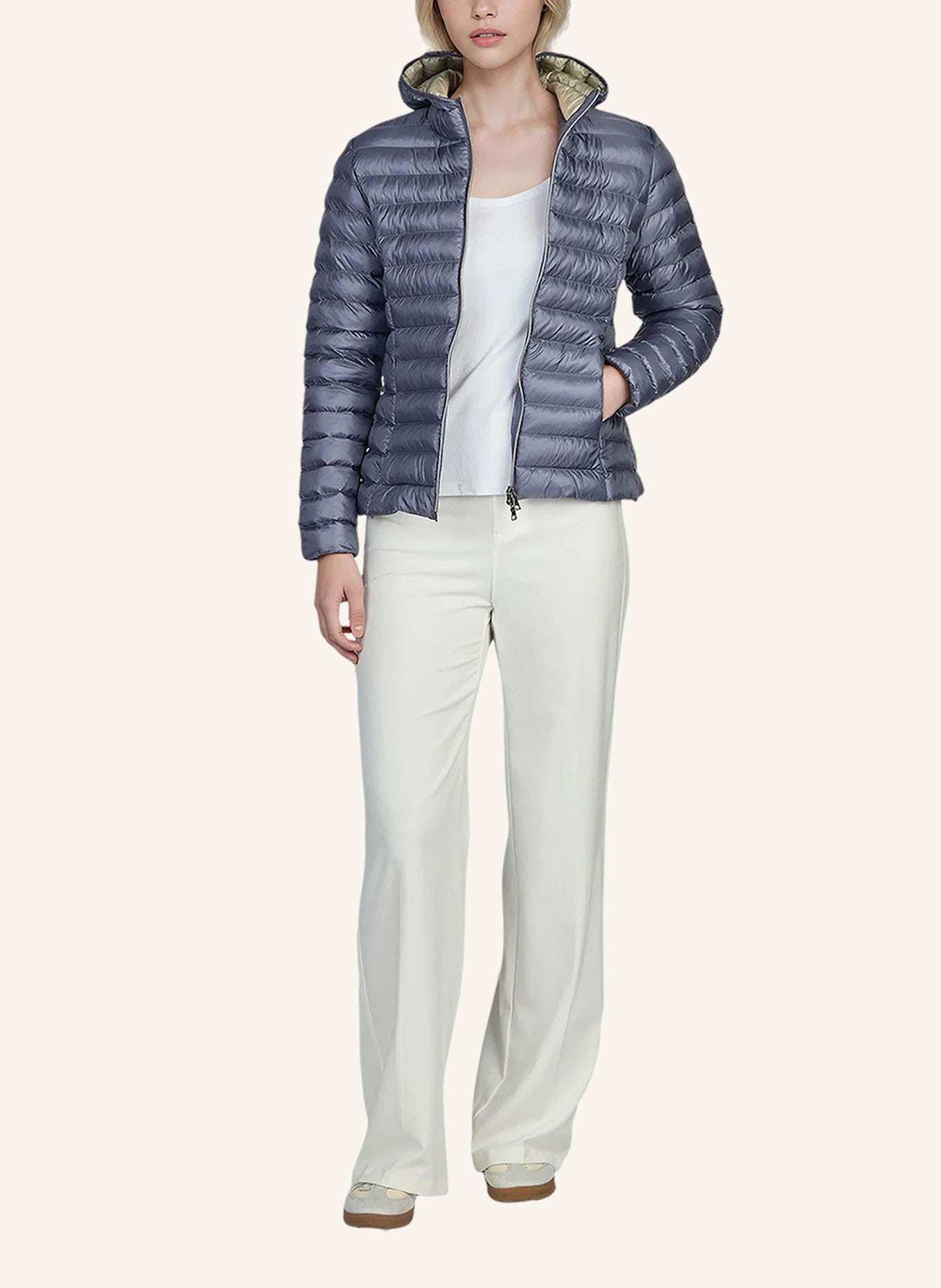 No.1 Como Steppjacke FORTE: BLAUGRAU