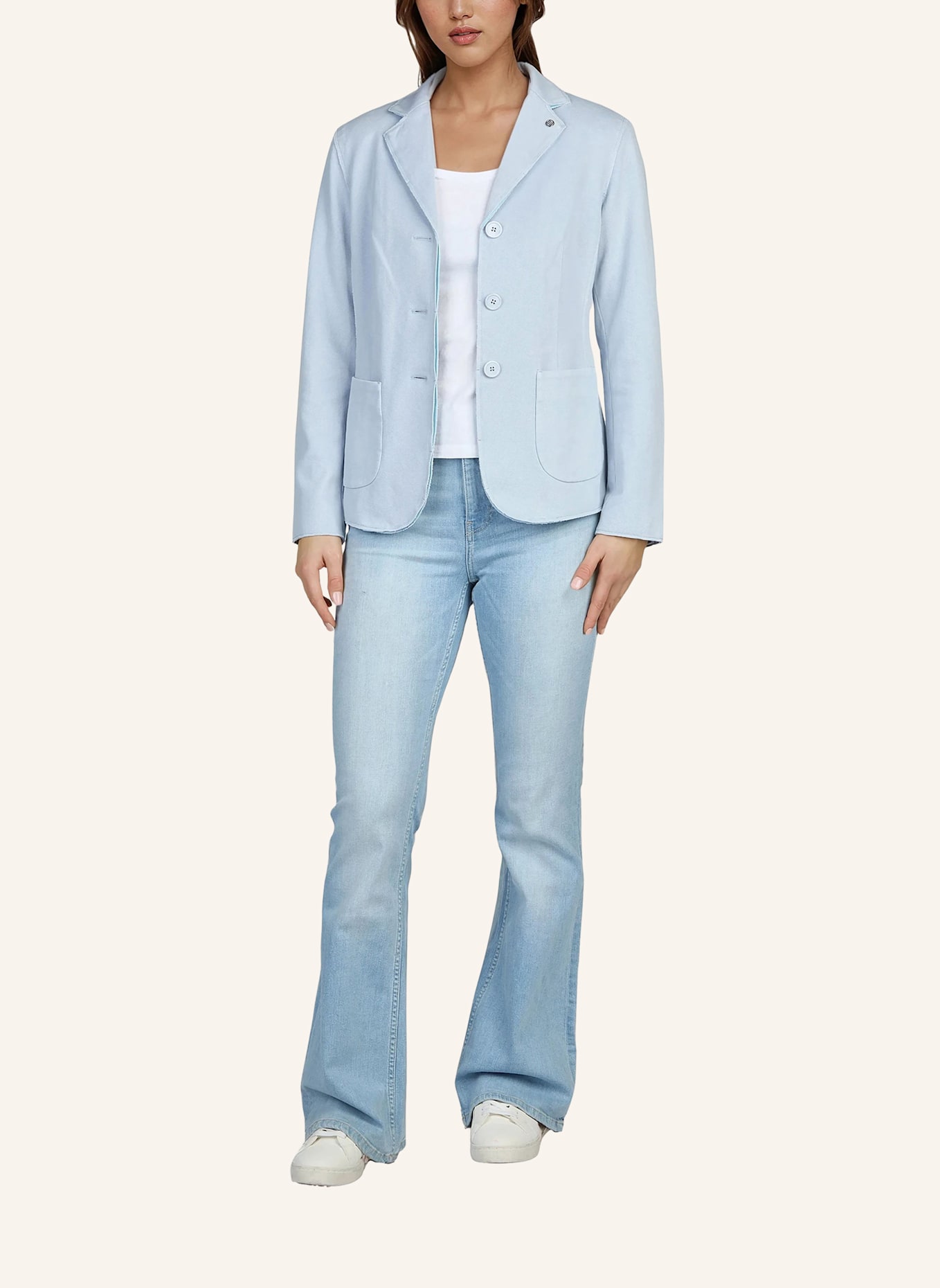 BLONDE No.8 Blazer SAVAUDE: HELLBLAU