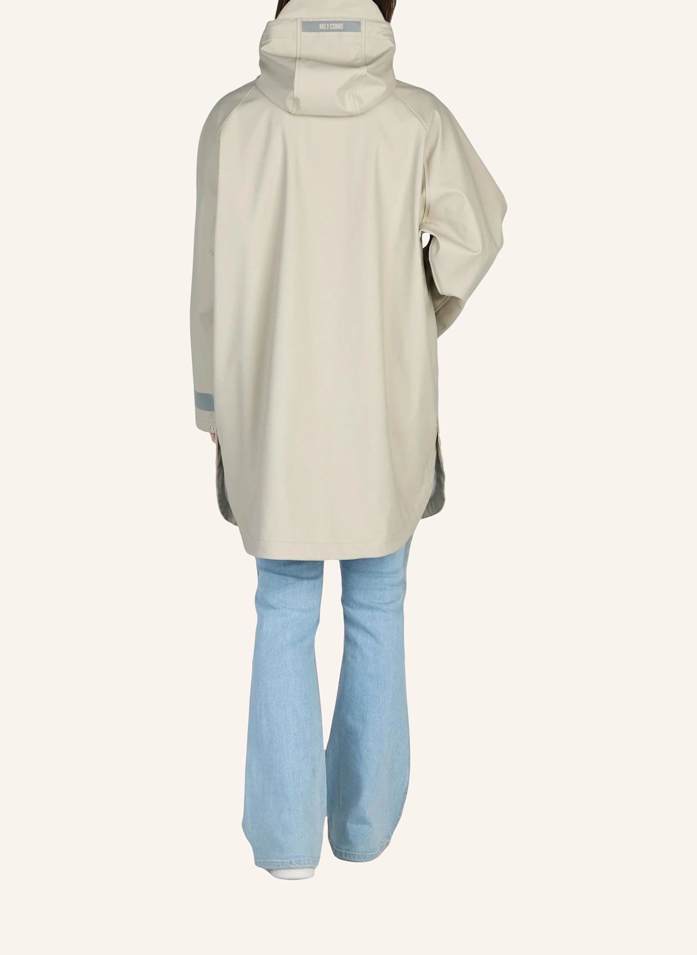 No.1 Como Regenmantel CIVINNI: CREME