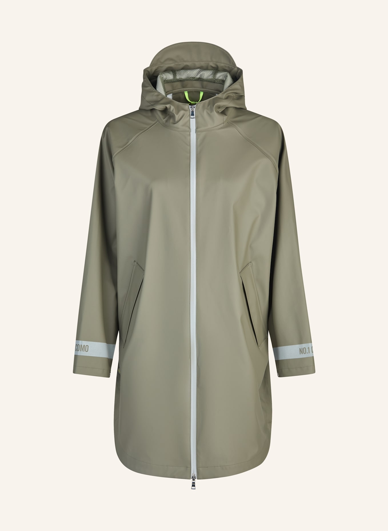 No.1 Como Regenmantel CIVINNI: KHAKI