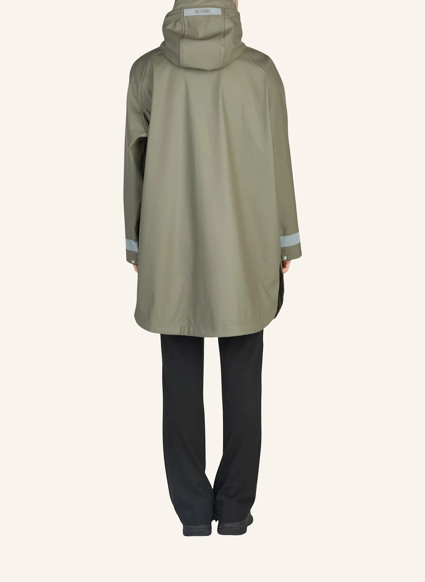 No.1 Como Regenmantel CIVINNI: KHAKI