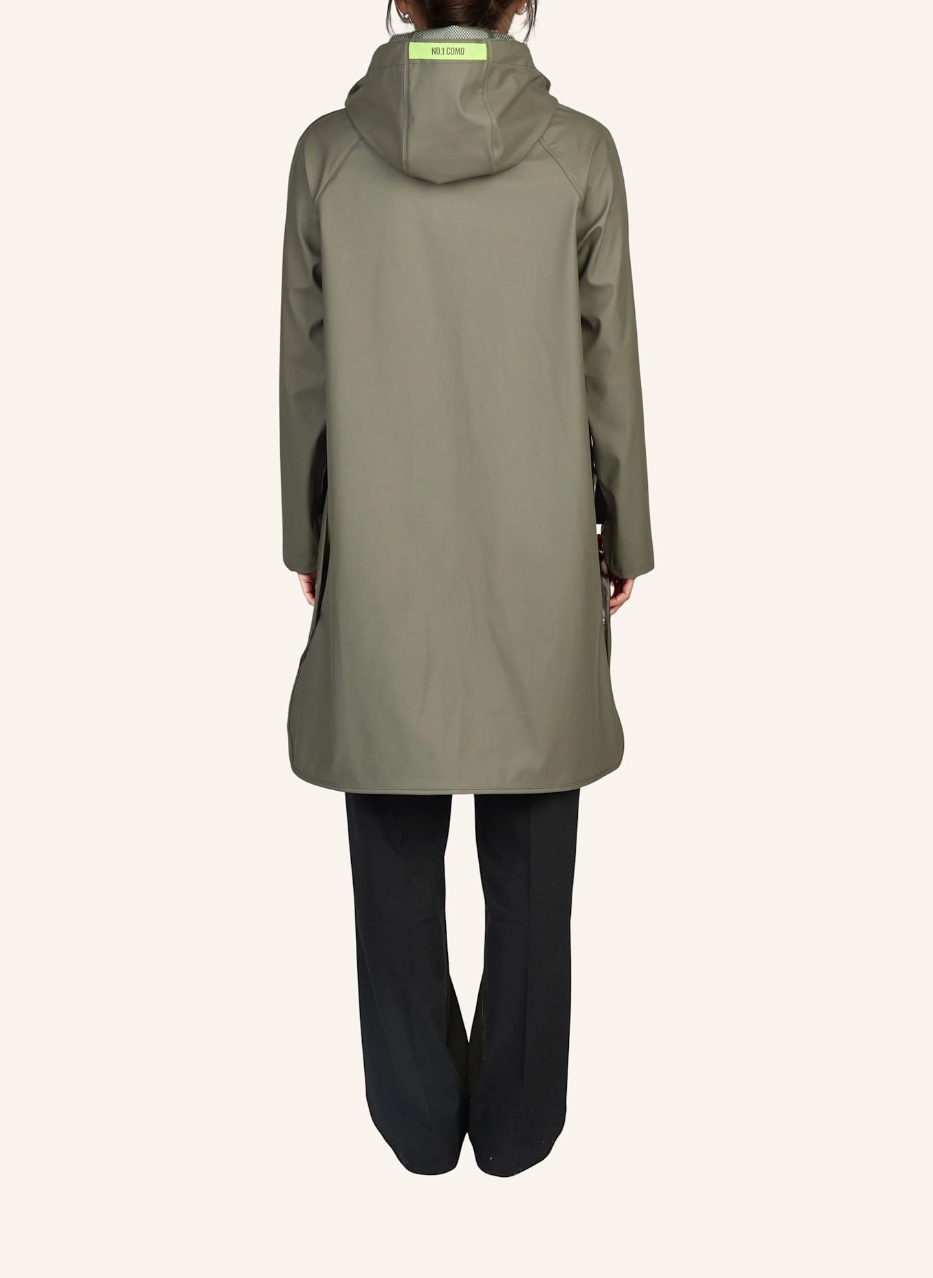 No.1 Como Regenmantel MAREMMA: KHAKI