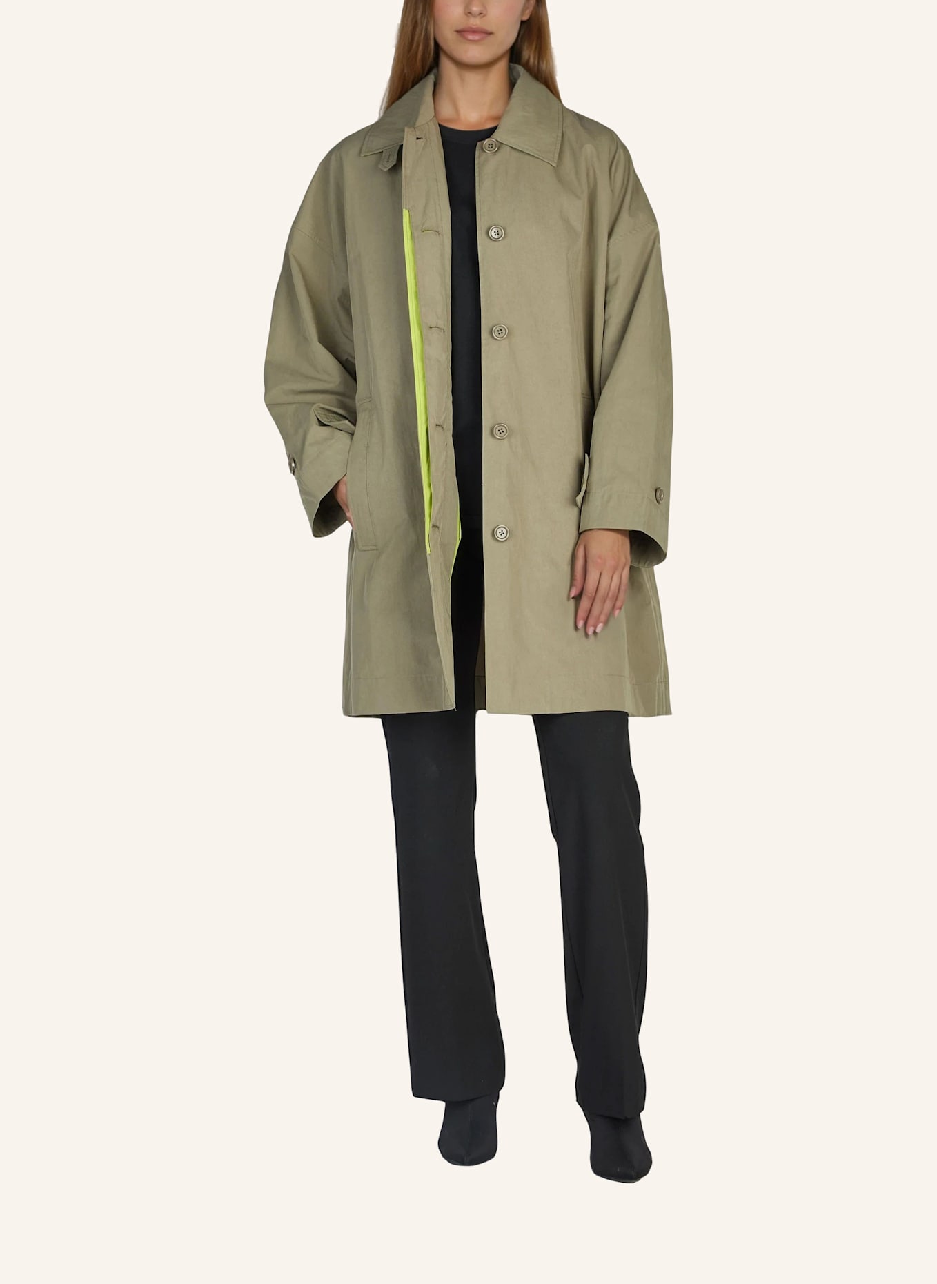 No.1 Como Trenchcoat CLAIRE: HELLGRÜN