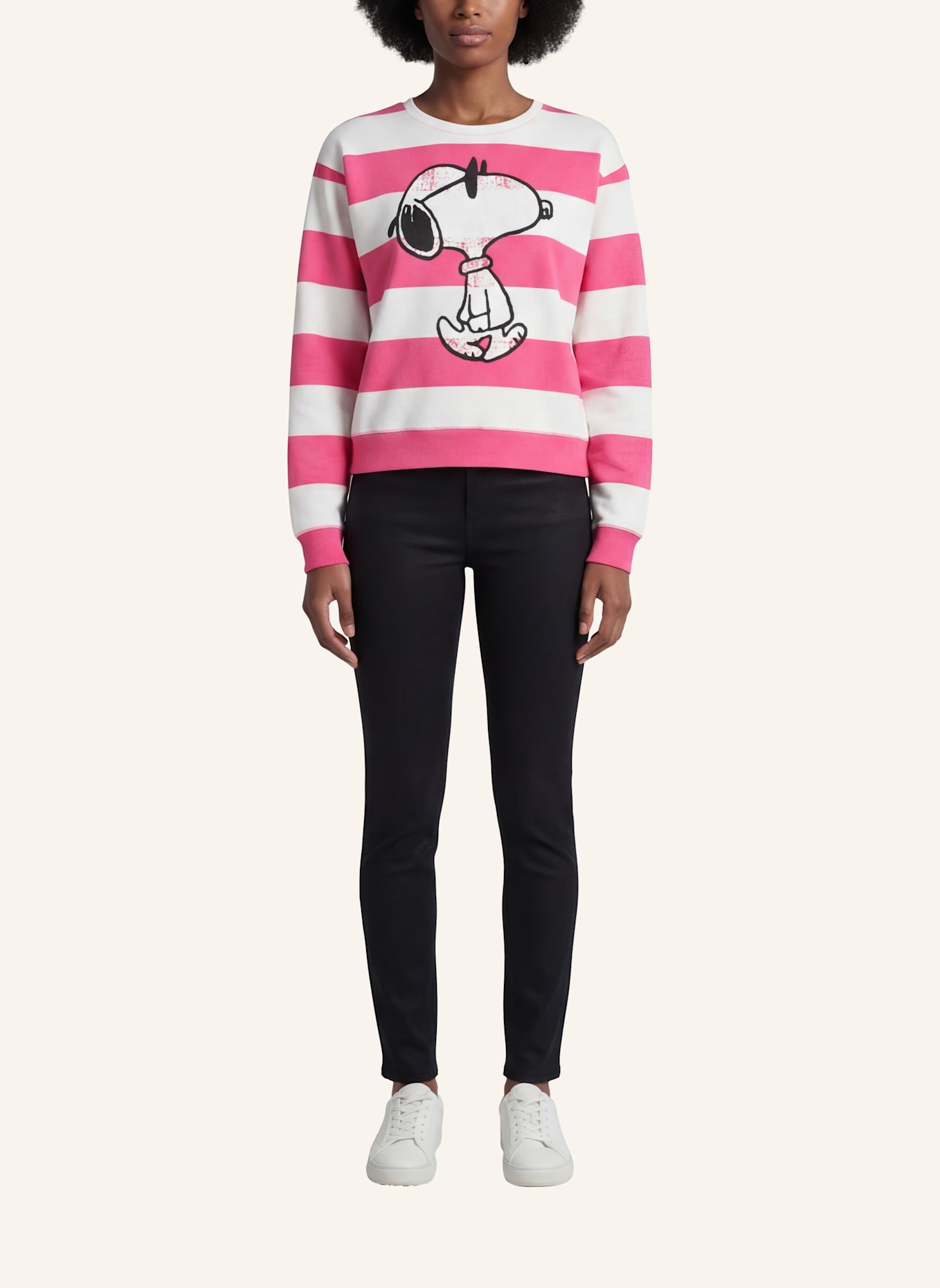 Princess GOES HOLLYWOOD Sweatshirt: PINK/ WEISS