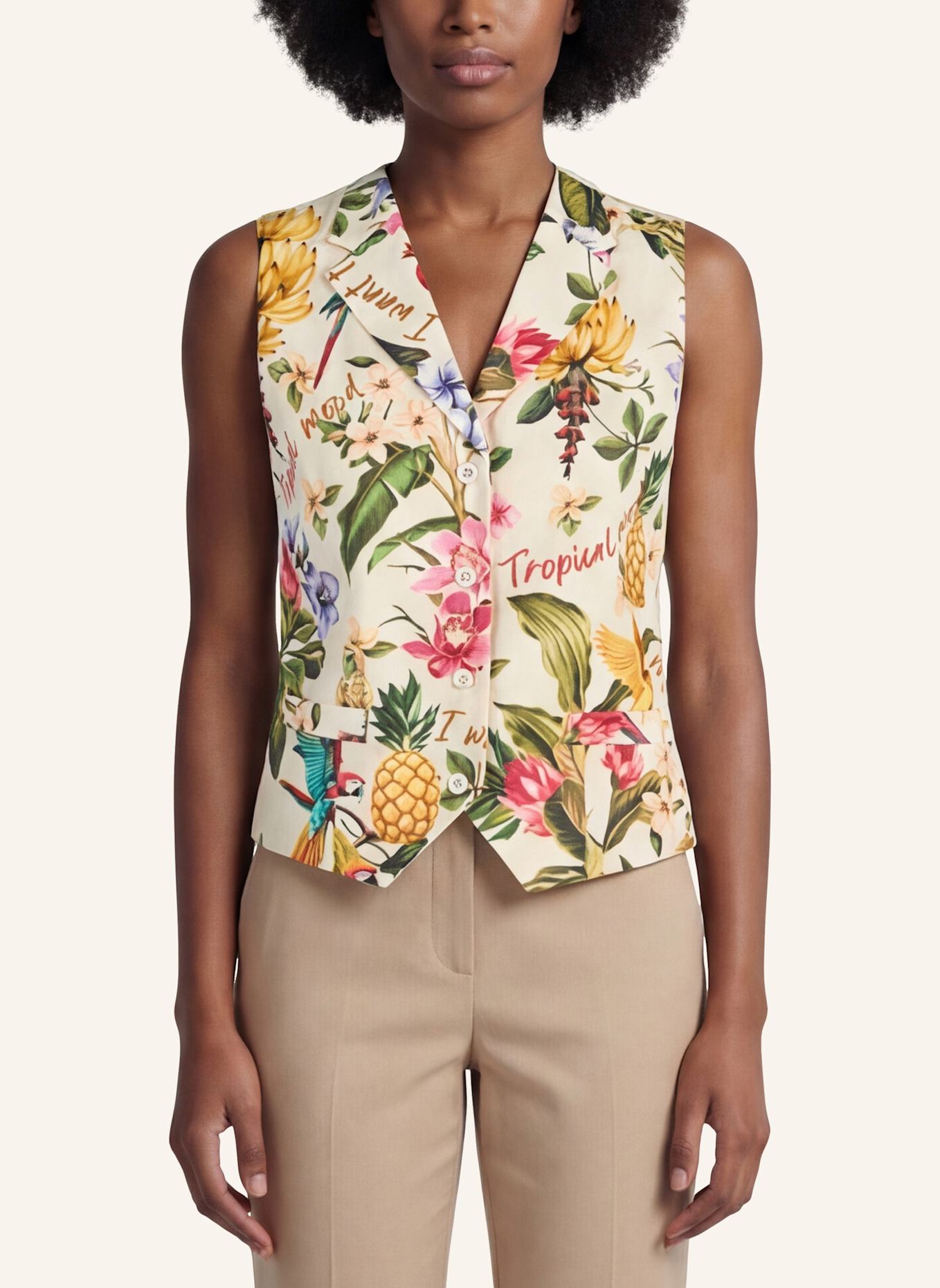 Princess GOES HOLLYWOOD Weste: BEIGE/ GELB/ ROSA