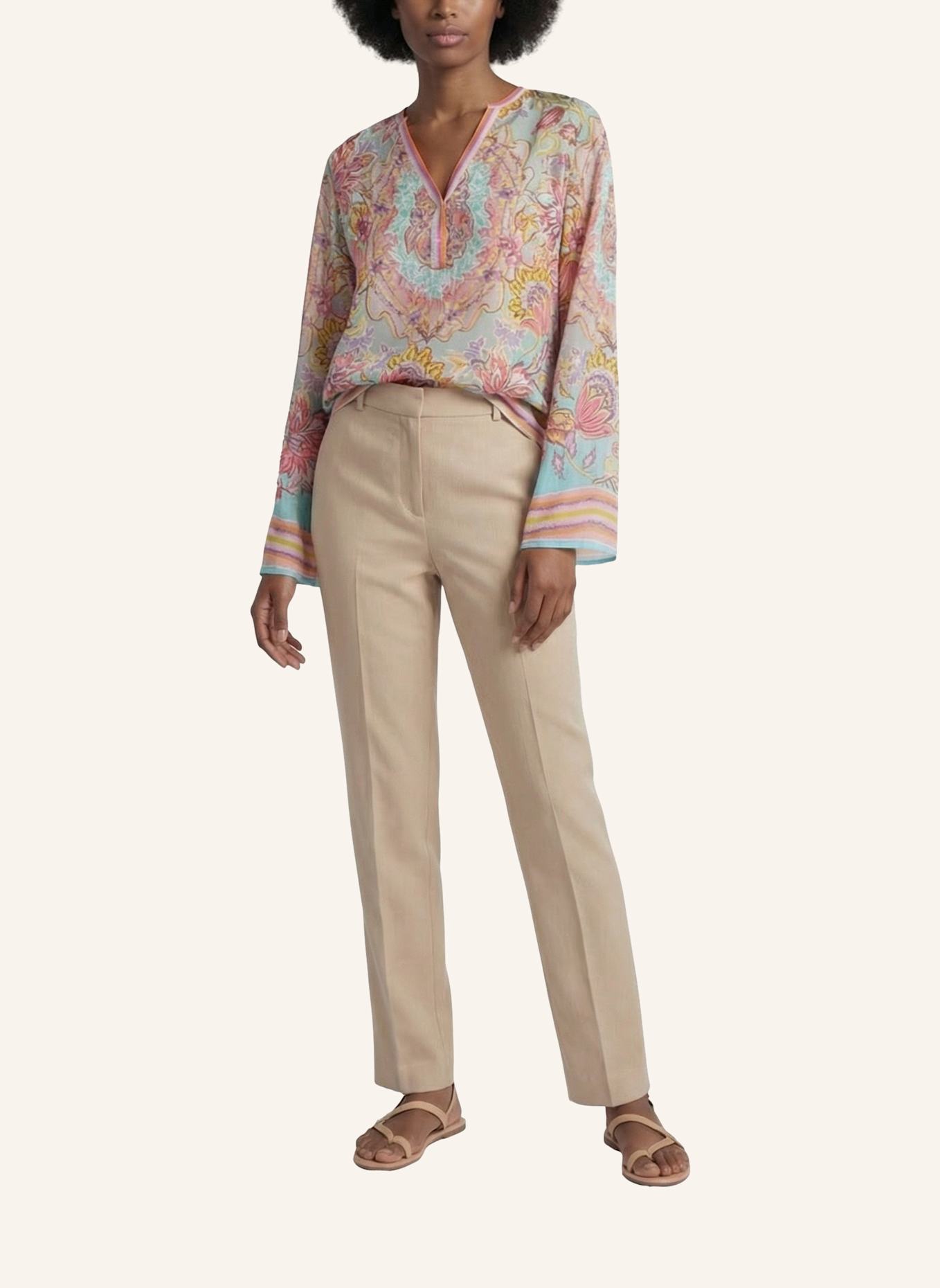 Princess GOES HOLLYWOOD Tunika mit Schmucksteinen: TÜRKIS/ ROSA/ GELB