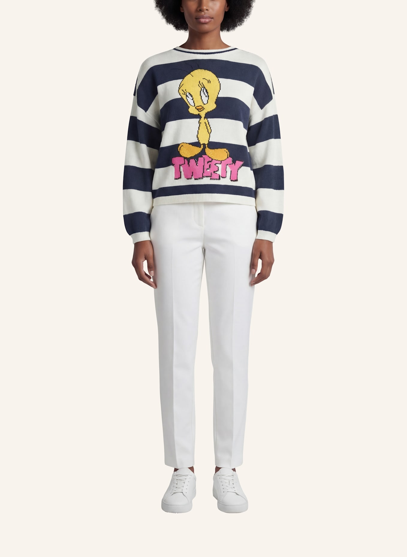 Princess GOES HOLLYWOOD Pullover mit Schmucksteinen: BLAU