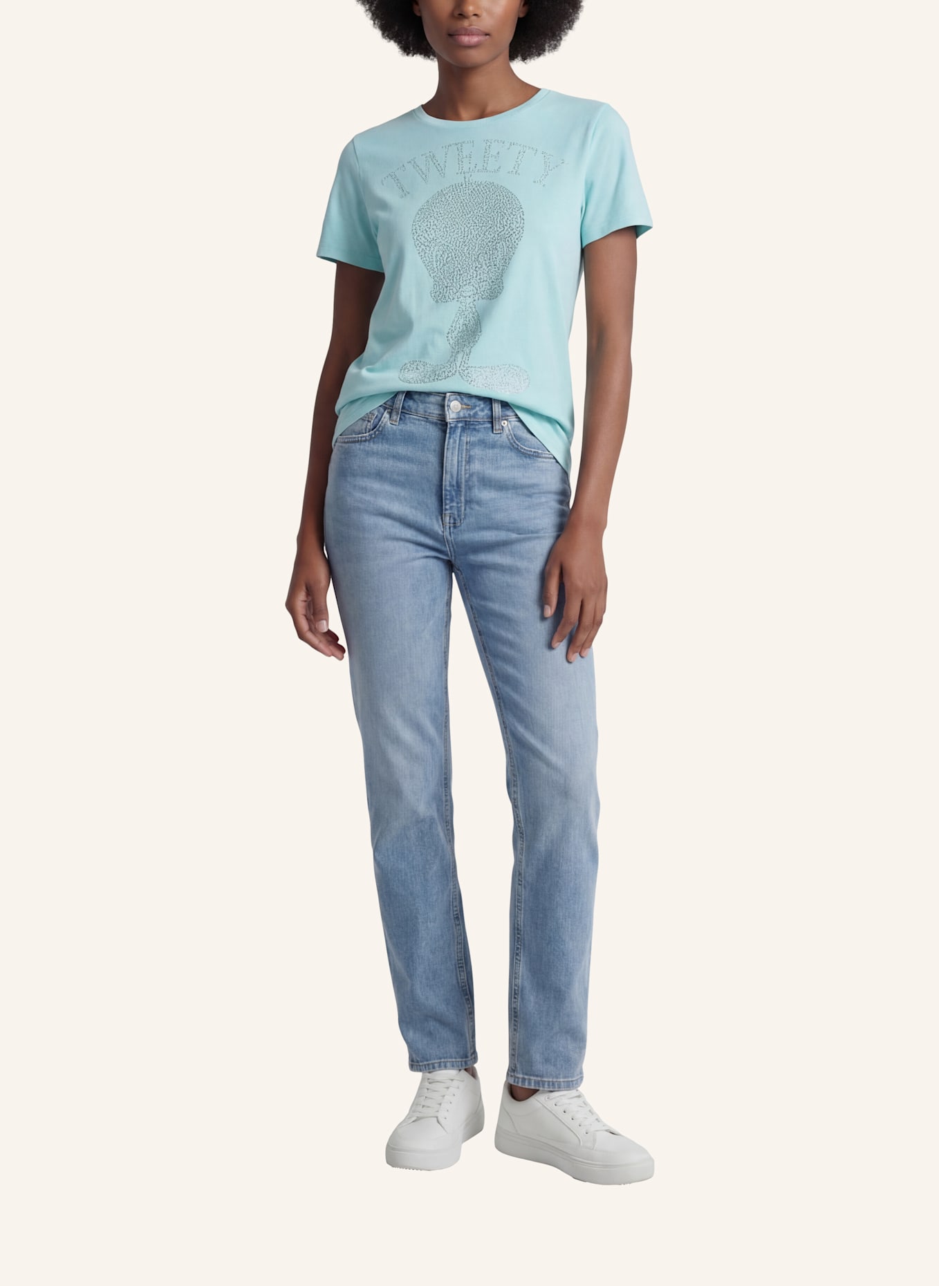 Princess GOES HOLLYWOOD T-Shirt mit Schmucksteinen: TÜRKIS