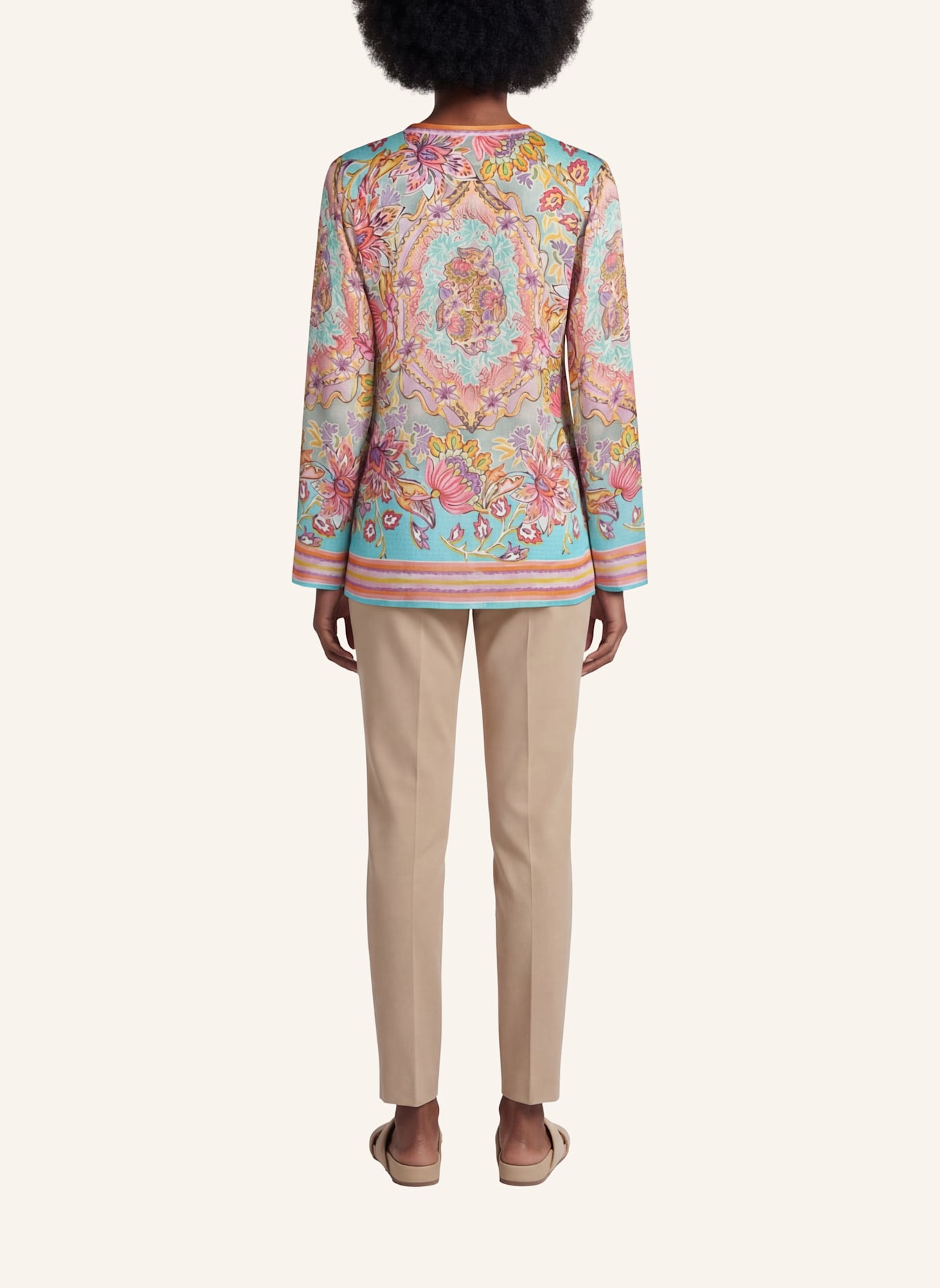 Princess GOES HOLLYWOOD Tunika mit Schmucksteinen: TÜRKIS/ ROSA/ GELB