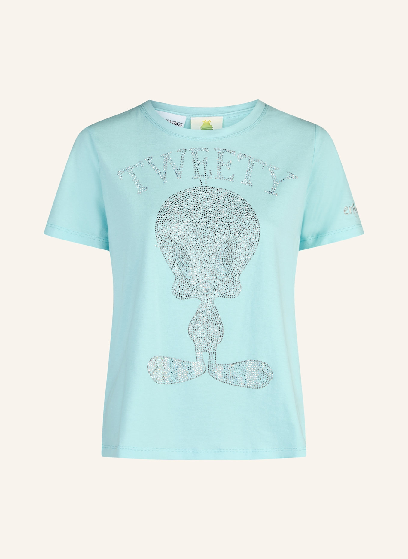 Princess GOES HOLLYWOOD T-Shirt mit Schmucksteinen: TÜRKIS